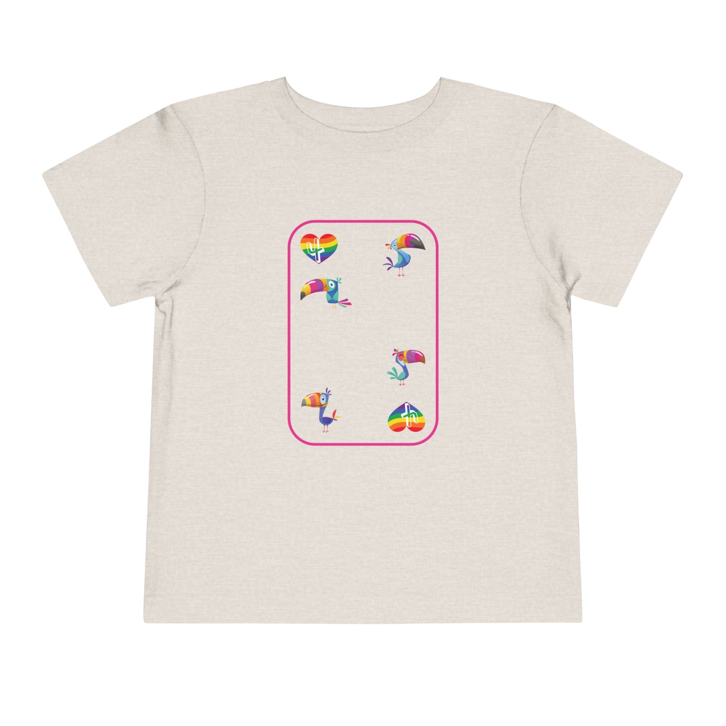 Four of Rainbows Toddler Short Sleeve Tee