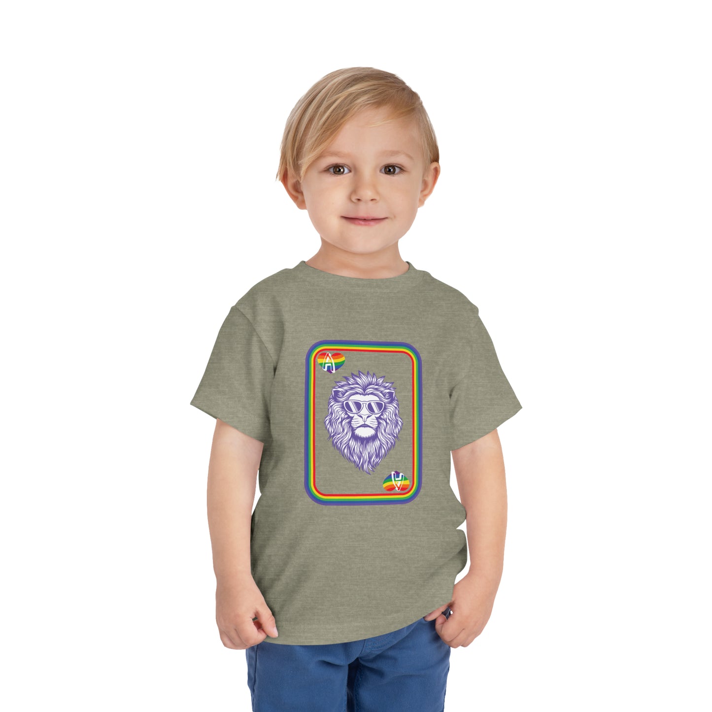 Ace of Rainbows Toddler Short Sleeve Tee