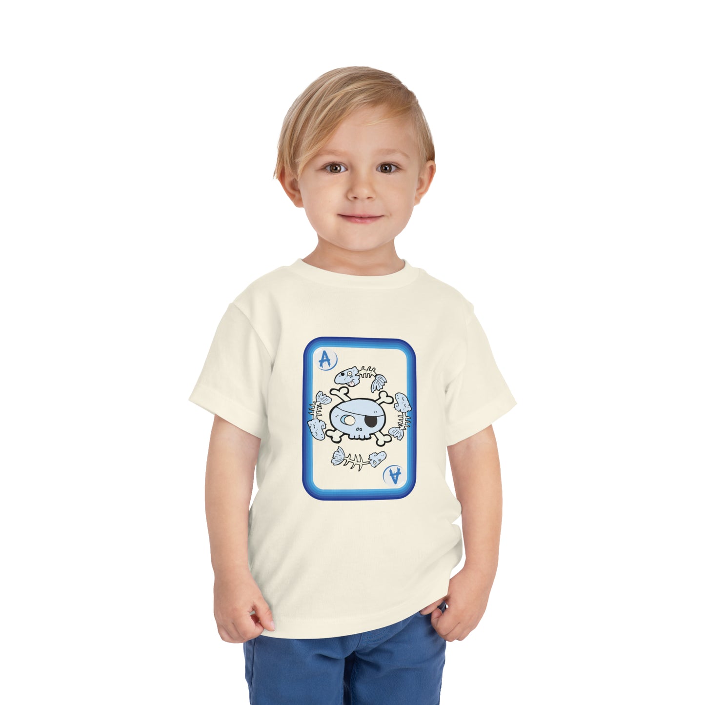 Ace of Fishes Toddler Short Sleeve Tee