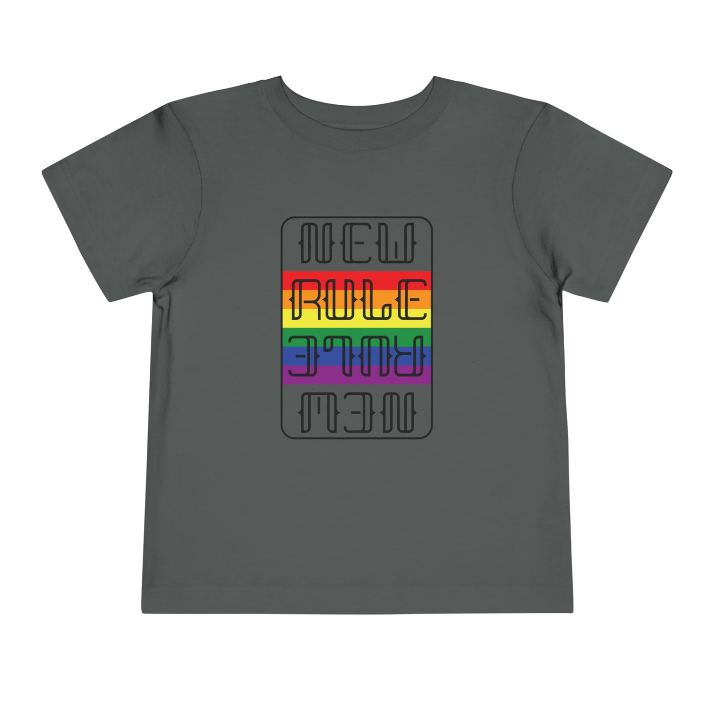New Rule Rainbow Toddler Short Sleeve Tee
