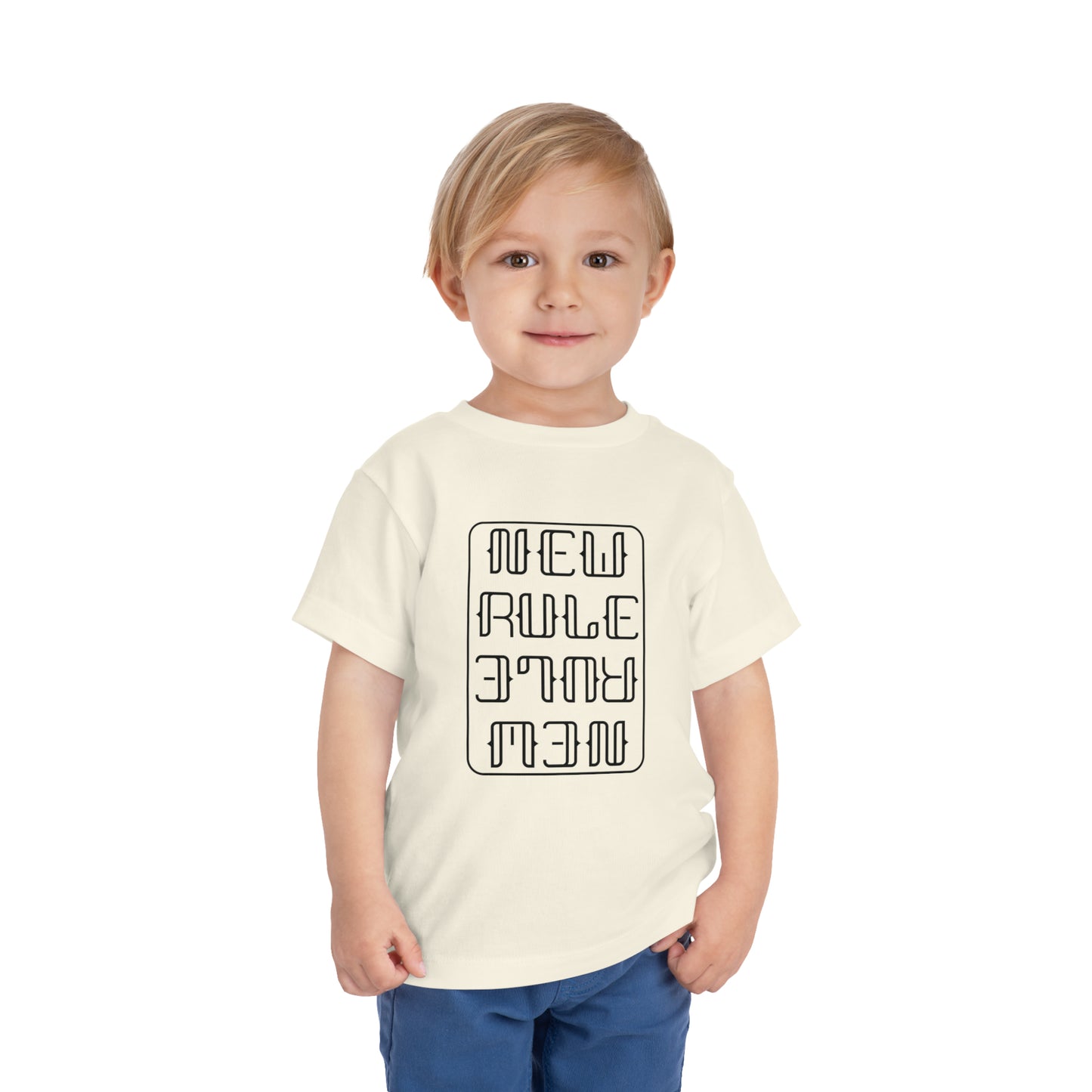 New Rule B&W Toddler Short Sleeve Tee