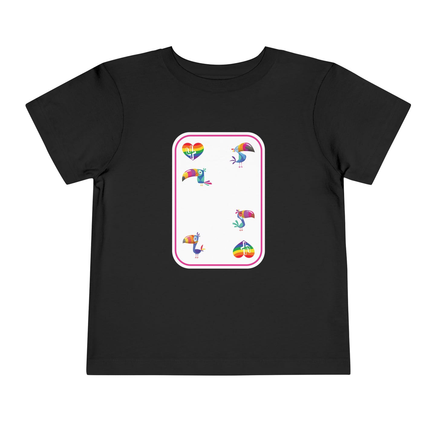 Four of Rainbows Toddler Short Sleeve Tee