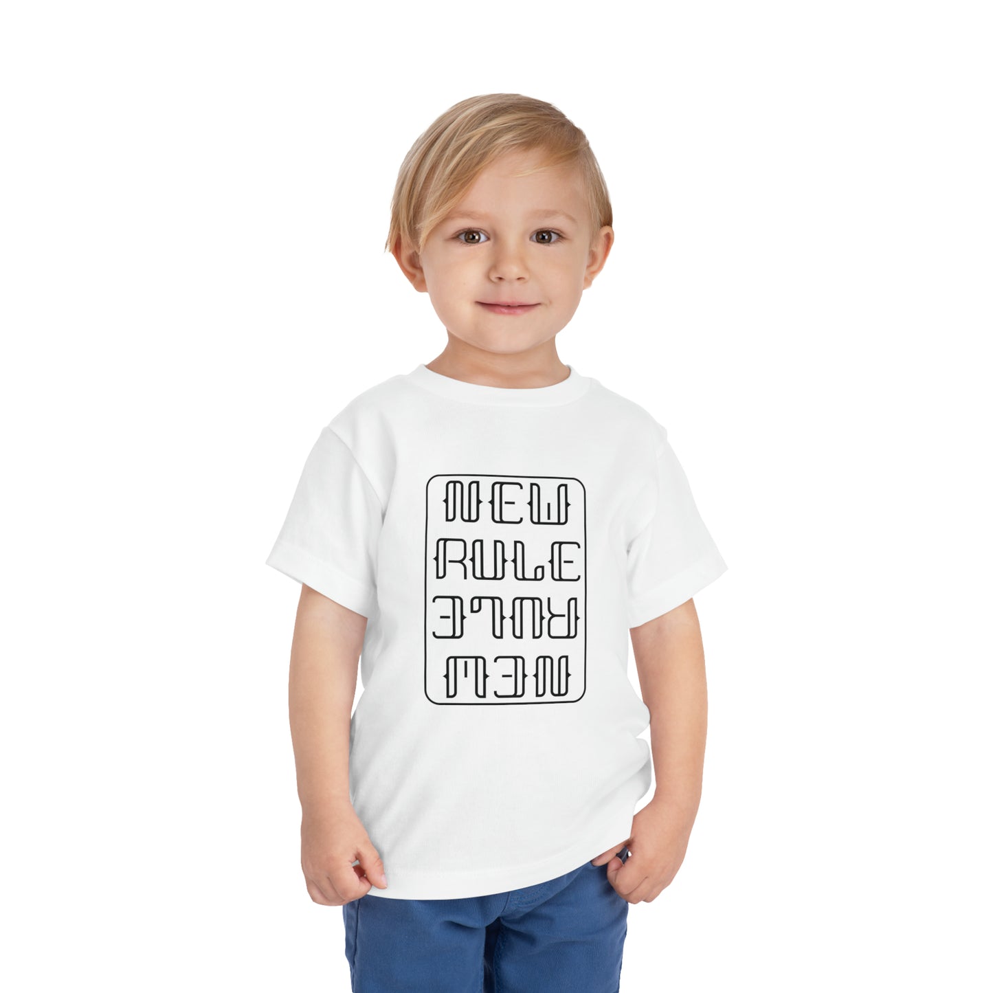 New Rule B&W Toddler Short Sleeve Tee