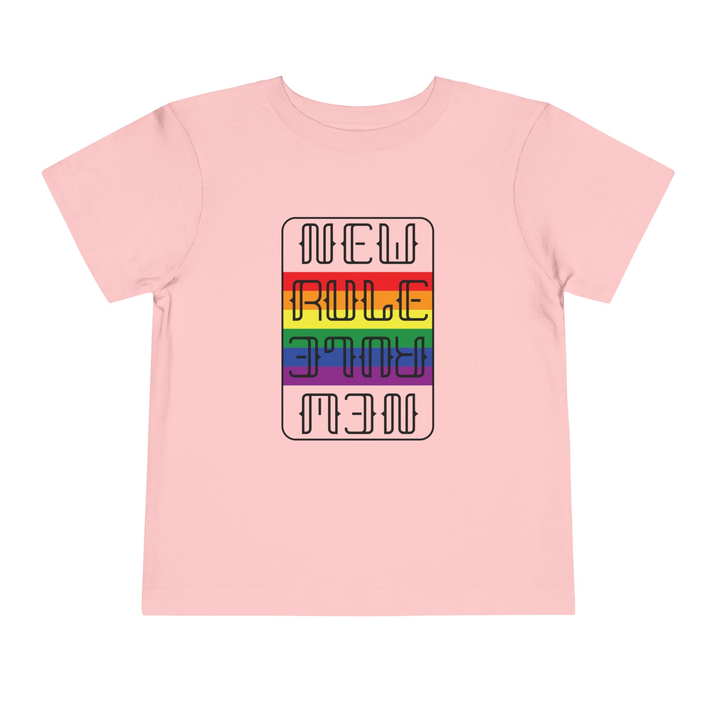 New Rule Rainbow Toddler Short Sleeve Tee