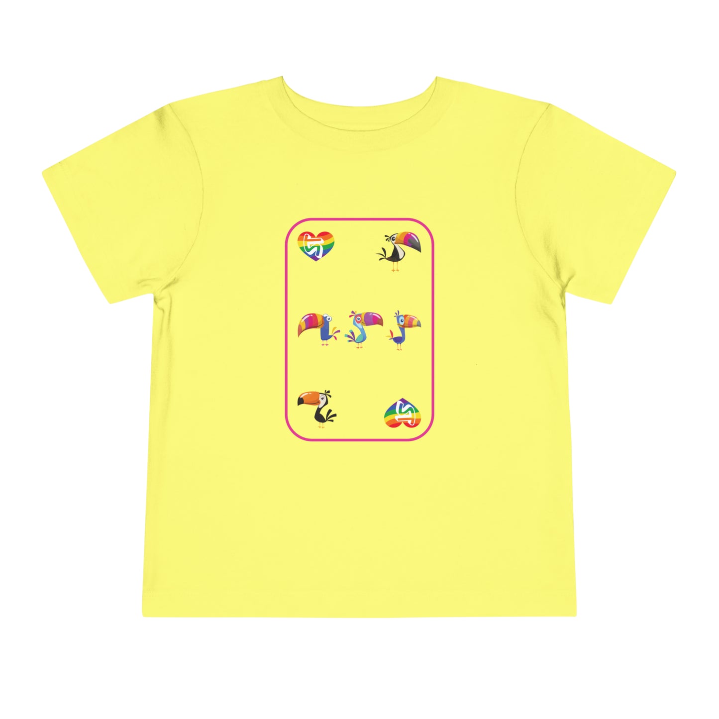 Five of Rainbows Toddler Short Sleeve Tee