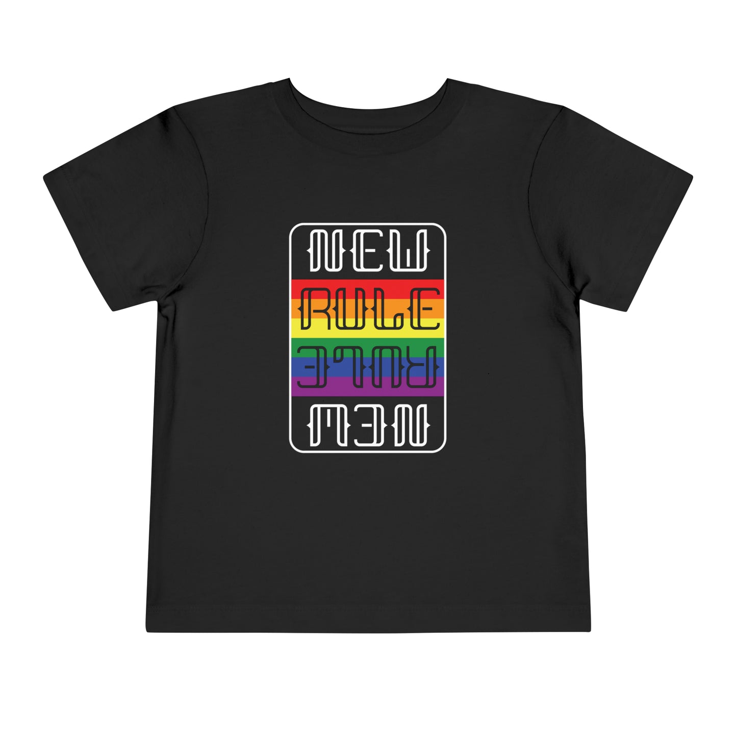 New Rule Rainbow Toddler Short Sleeve Tee