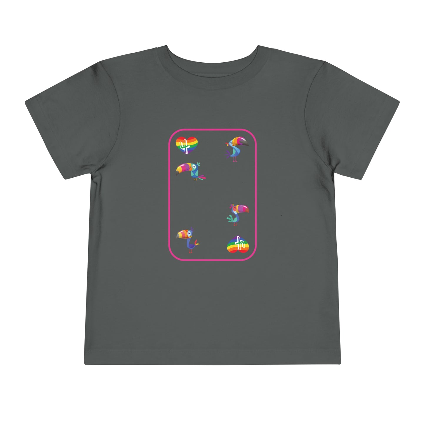 Four of Rainbows Toddler Short Sleeve Tee