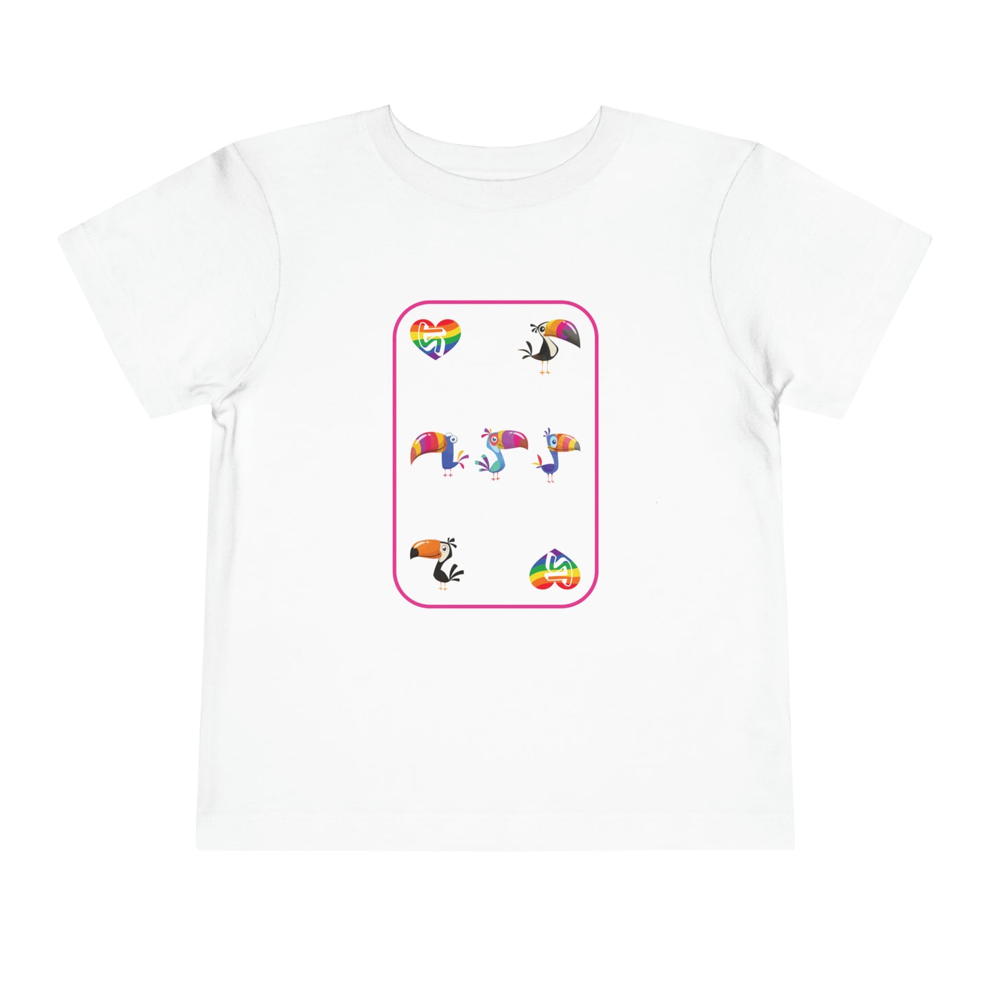Five of Rainbows Toddler Short Sleeve Tee