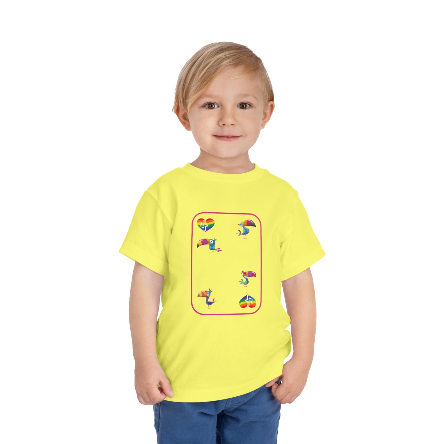 Four of Rainbows Toddler Short Sleeve Tee