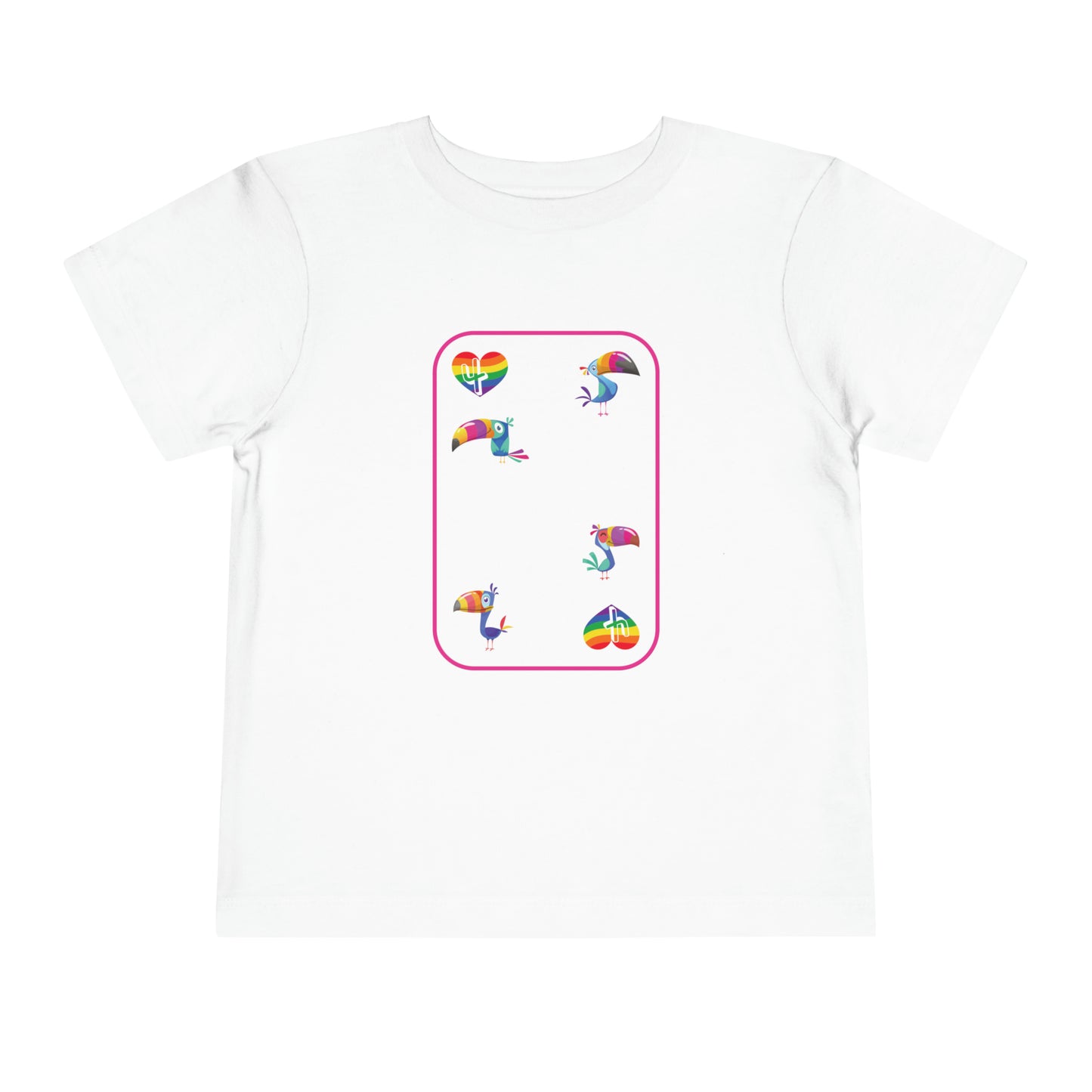 Four of Rainbows Toddler Short Sleeve Tee