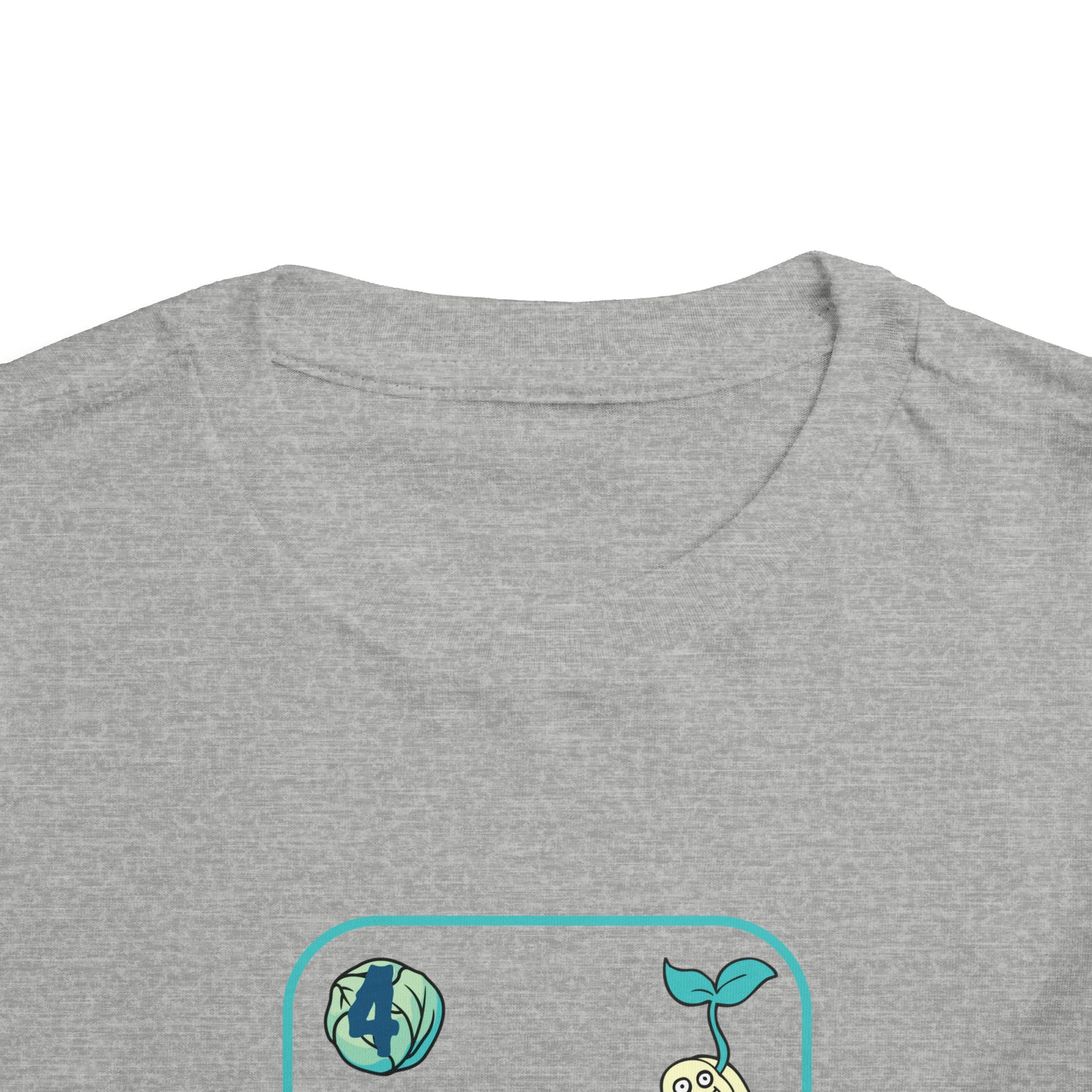 Four of Cabbages Toddler Short Sleeve Tee
