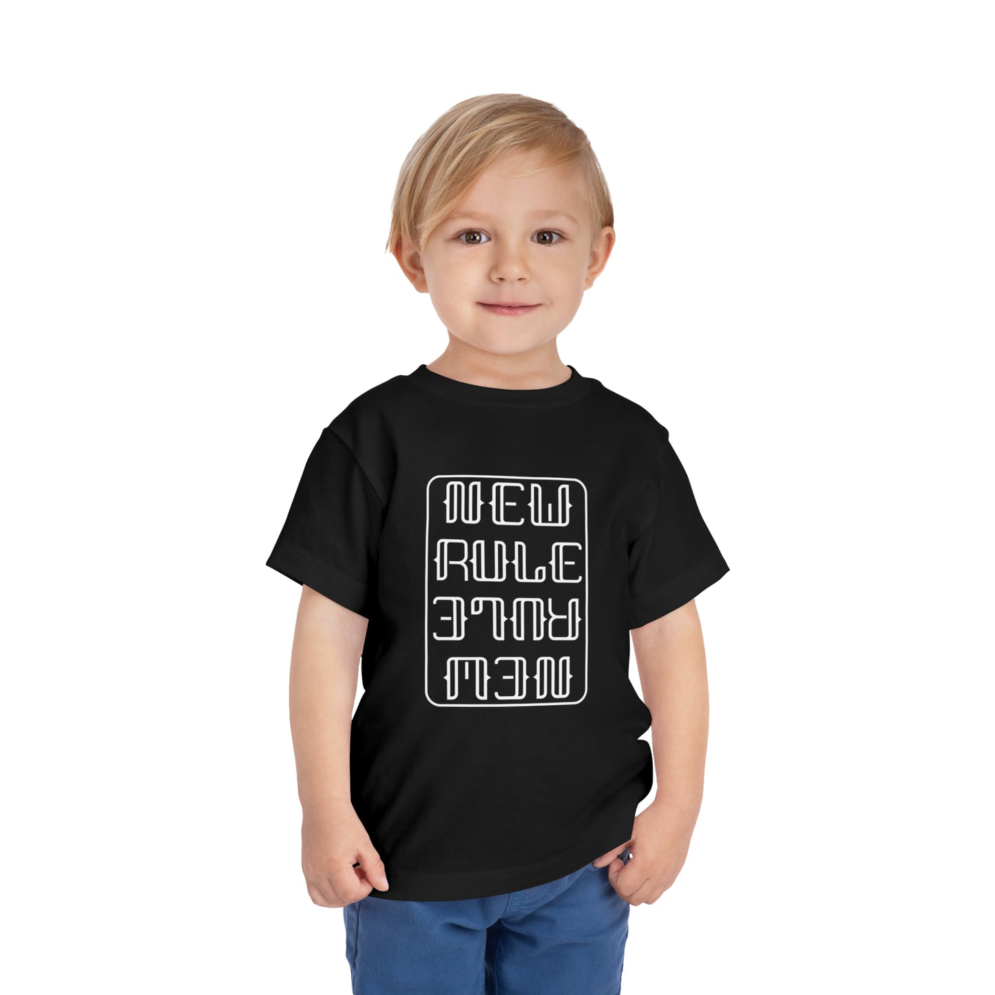 New Rule B&W Toddler Short Sleeve Tee