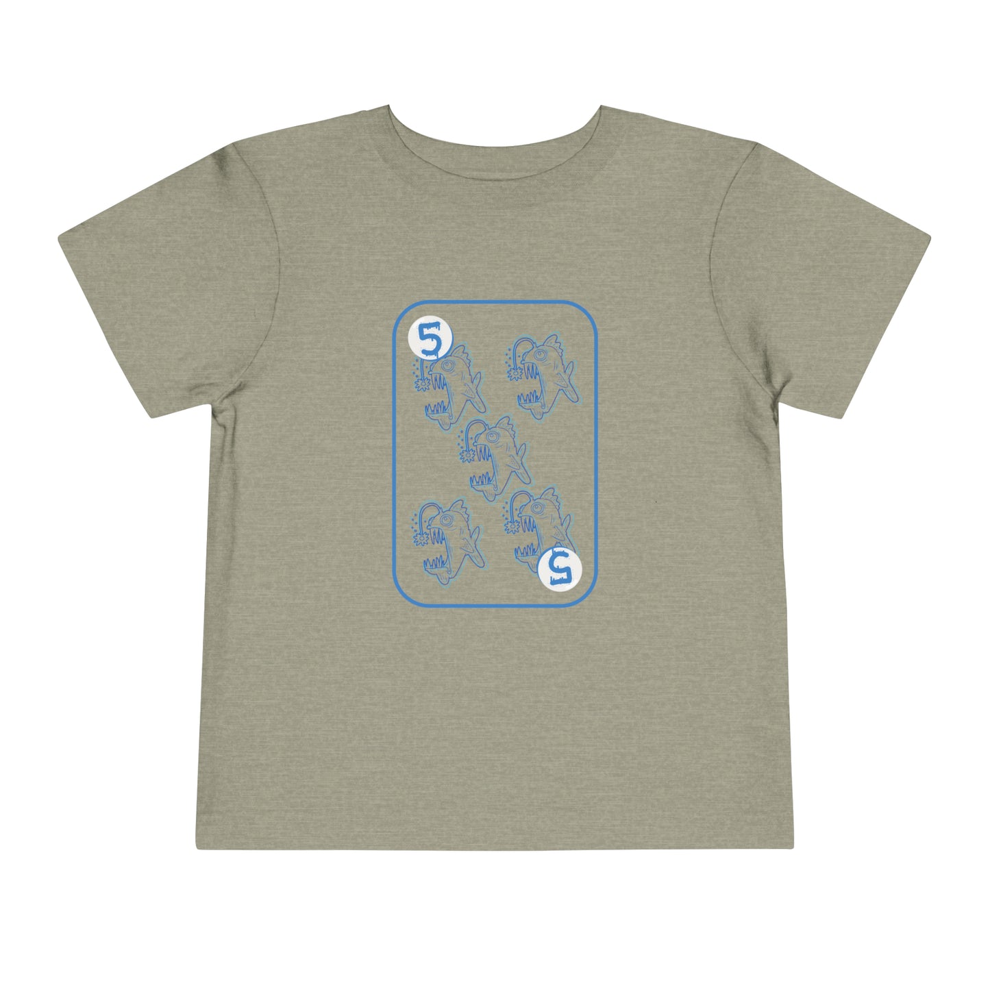 Five of Fishes Toddler Short Sleeve Tee