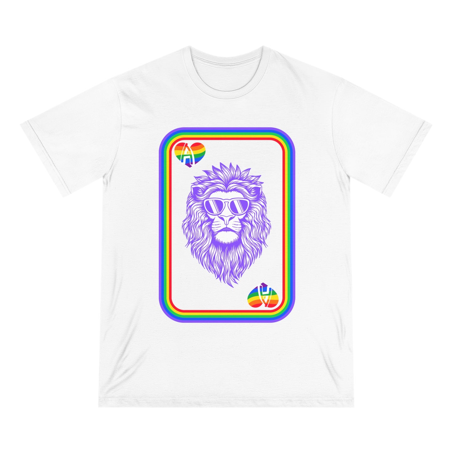 Ace of Rainbows G、オーガニック ステープル T シャツ