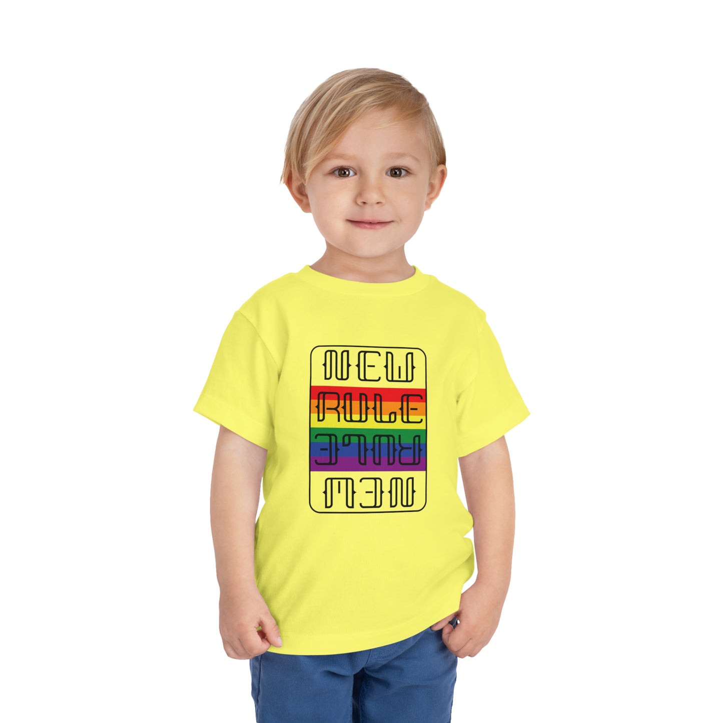 New Rule Rainbow Toddler Short Sleeve Tee