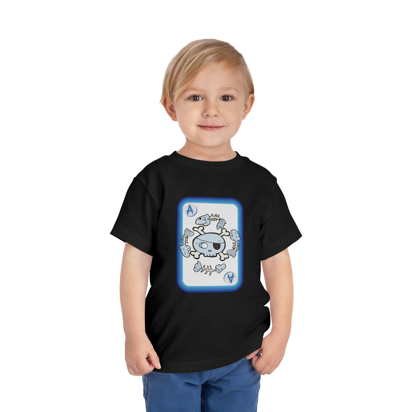 Ace of Fishes Toddler Short Sleeve Tee