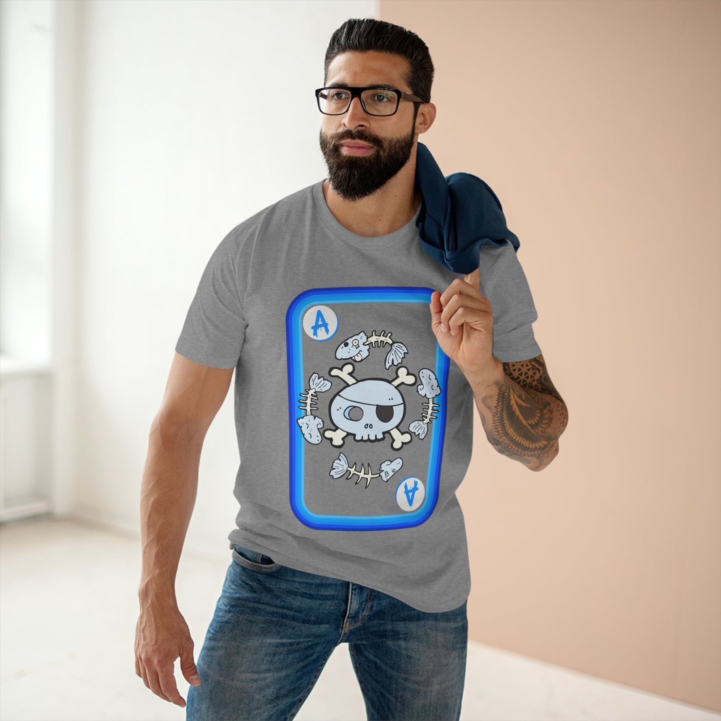 Ace of Fishes、メンズ定番Tシャツ