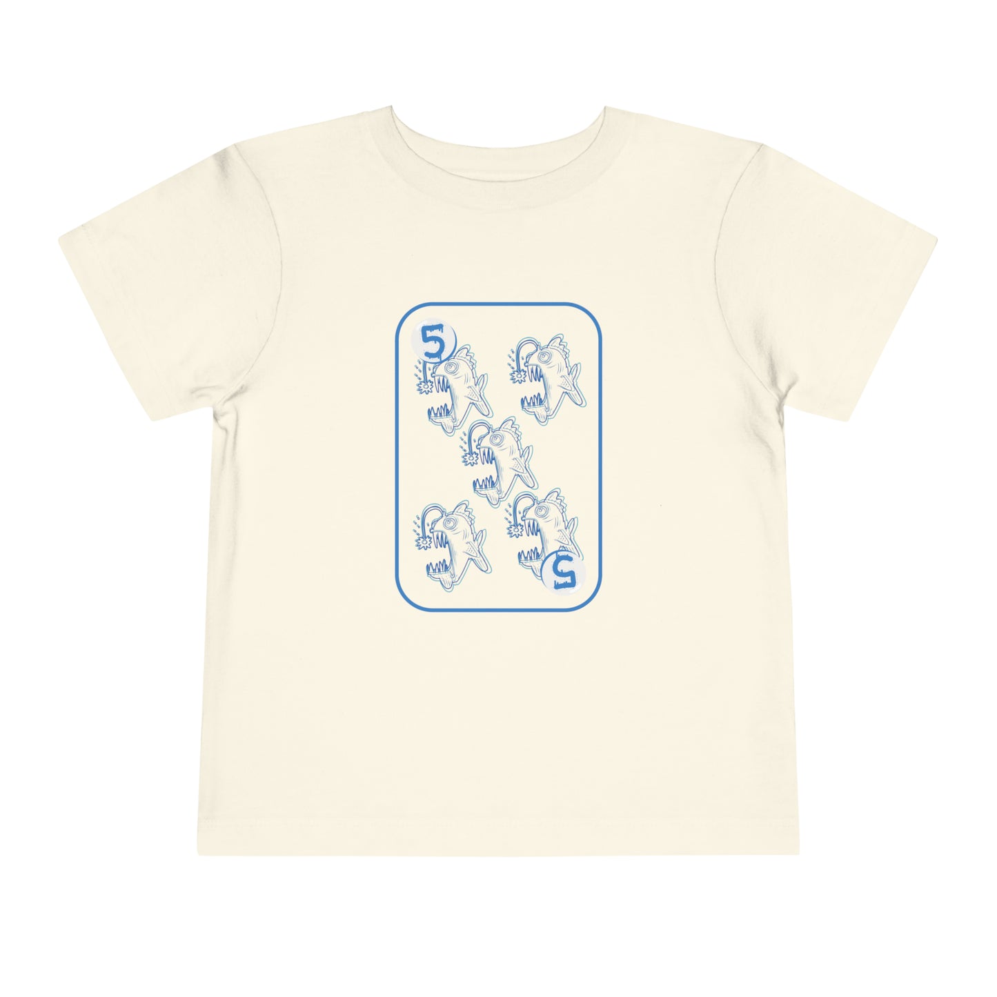 Five of Fishes Toddler Short Sleeve Tee