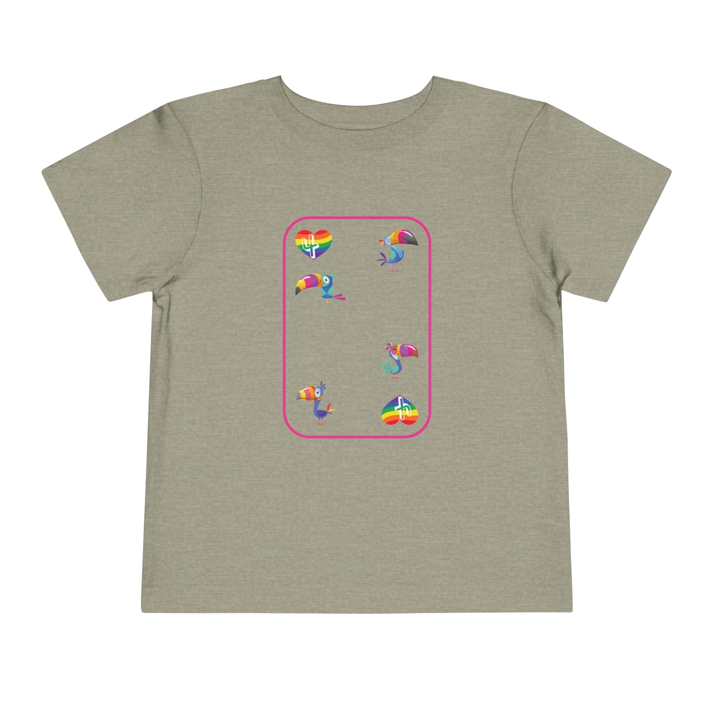 Four of Rainbows Toddler Short Sleeve Tee