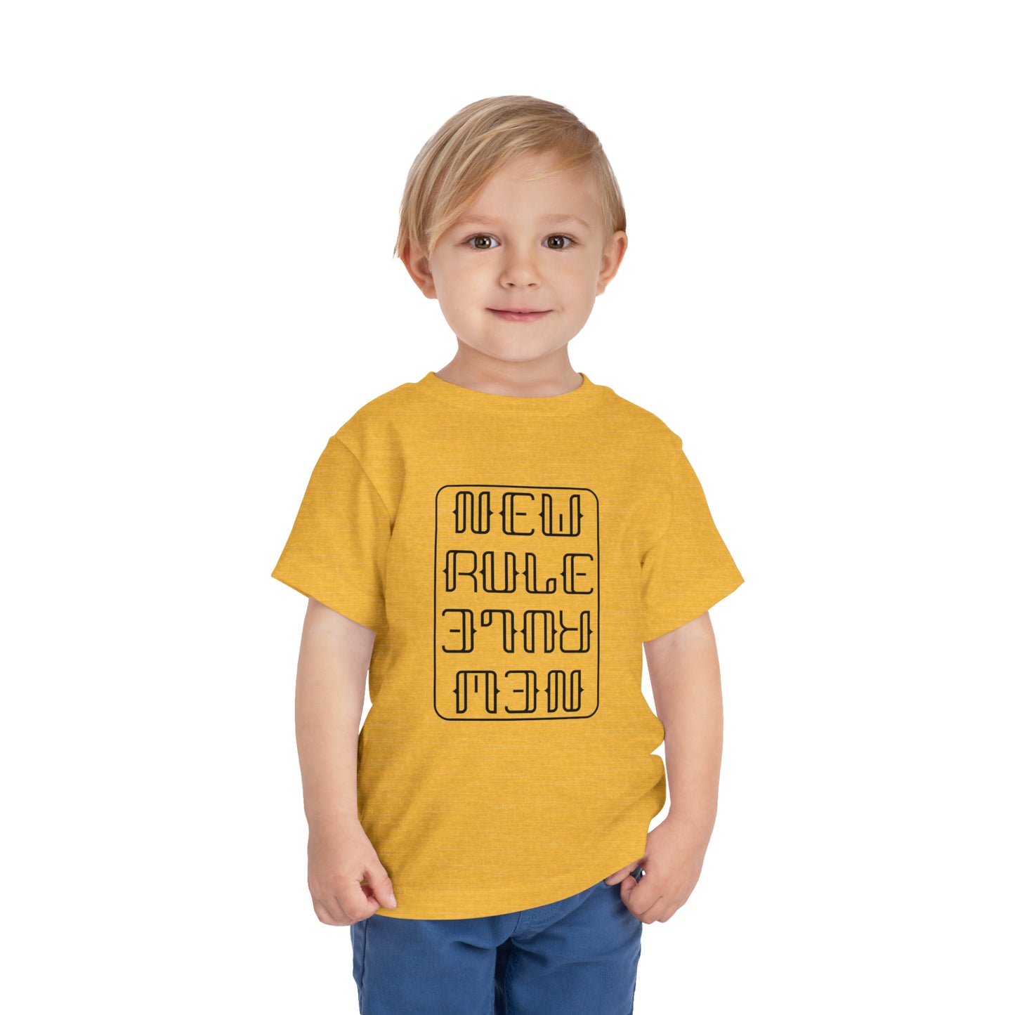 New Rule B&W Toddler Short Sleeve Tee