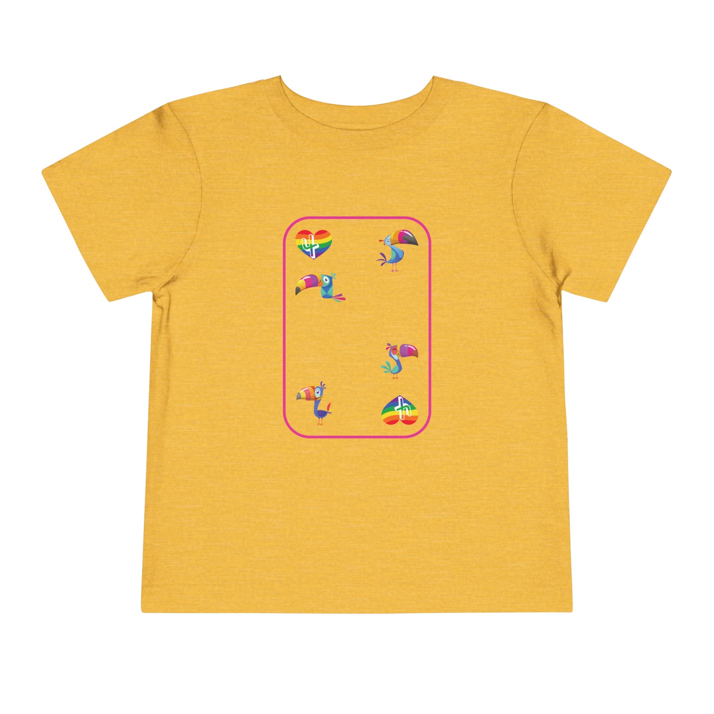 Four of Rainbows Toddler Short Sleeve Tee