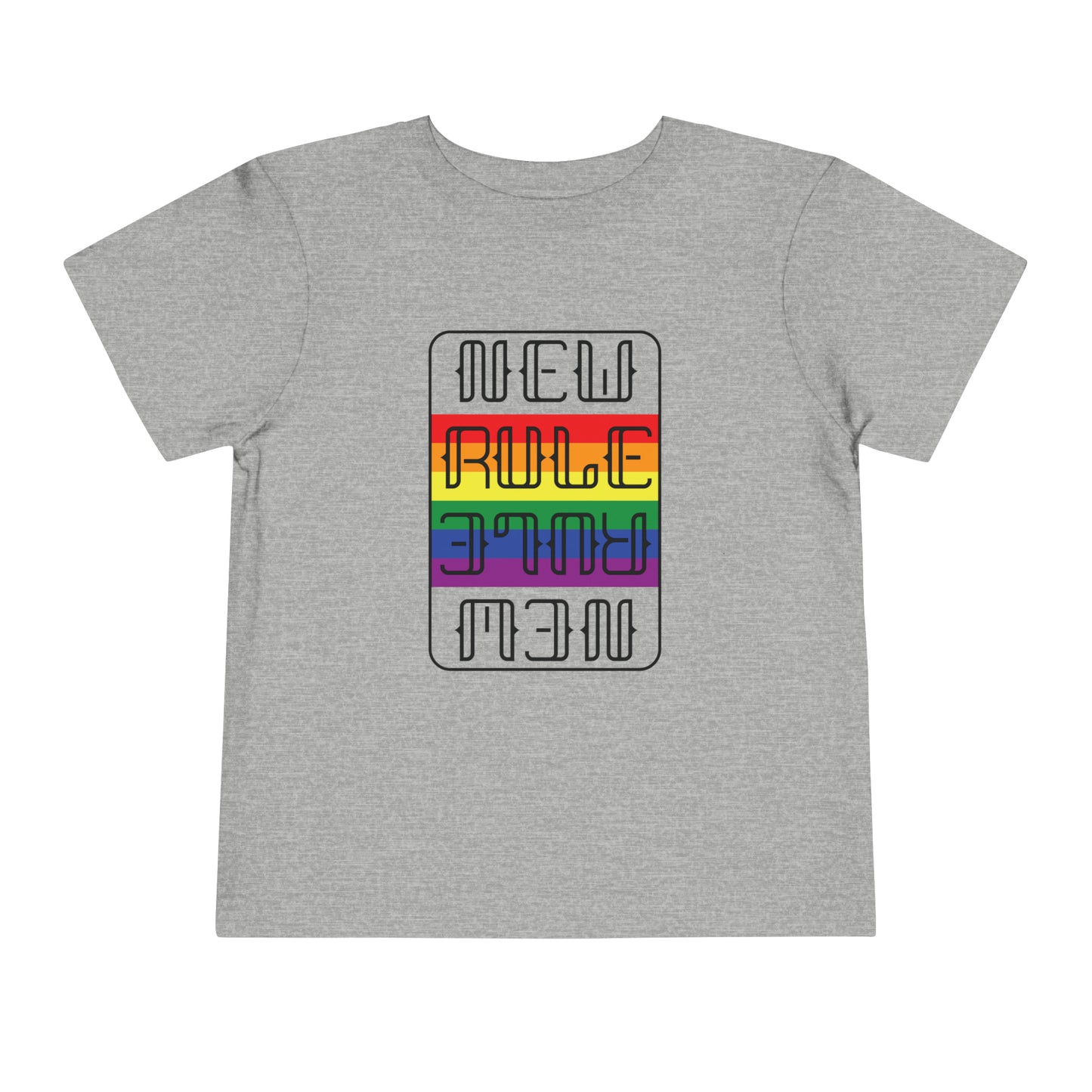 New Rule Rainbow Toddler Short Sleeve Tee