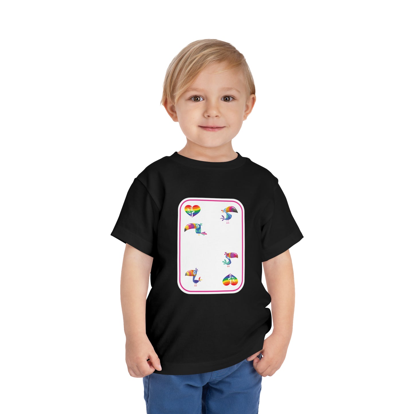 Four of Rainbows Toddler Short Sleeve Tee