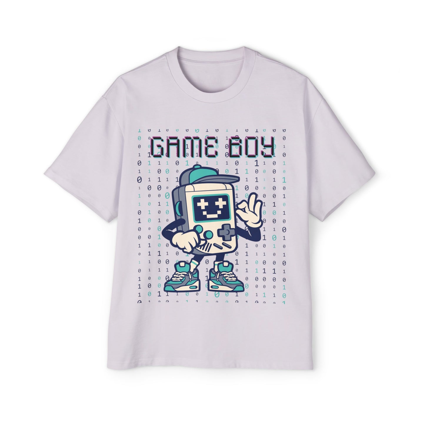 Game Boy, Men's Heavy Oversized Tee