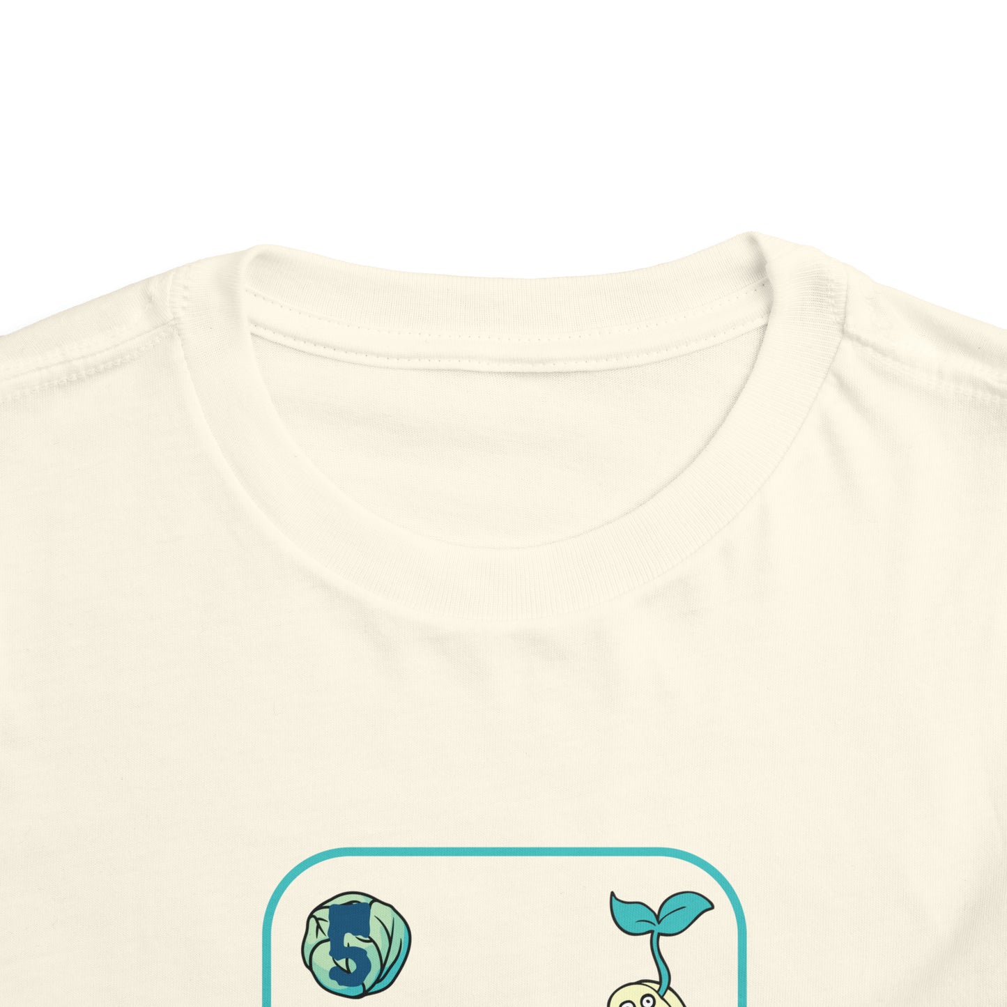 Five of Cabbages Toddler Short Sleeve Tee