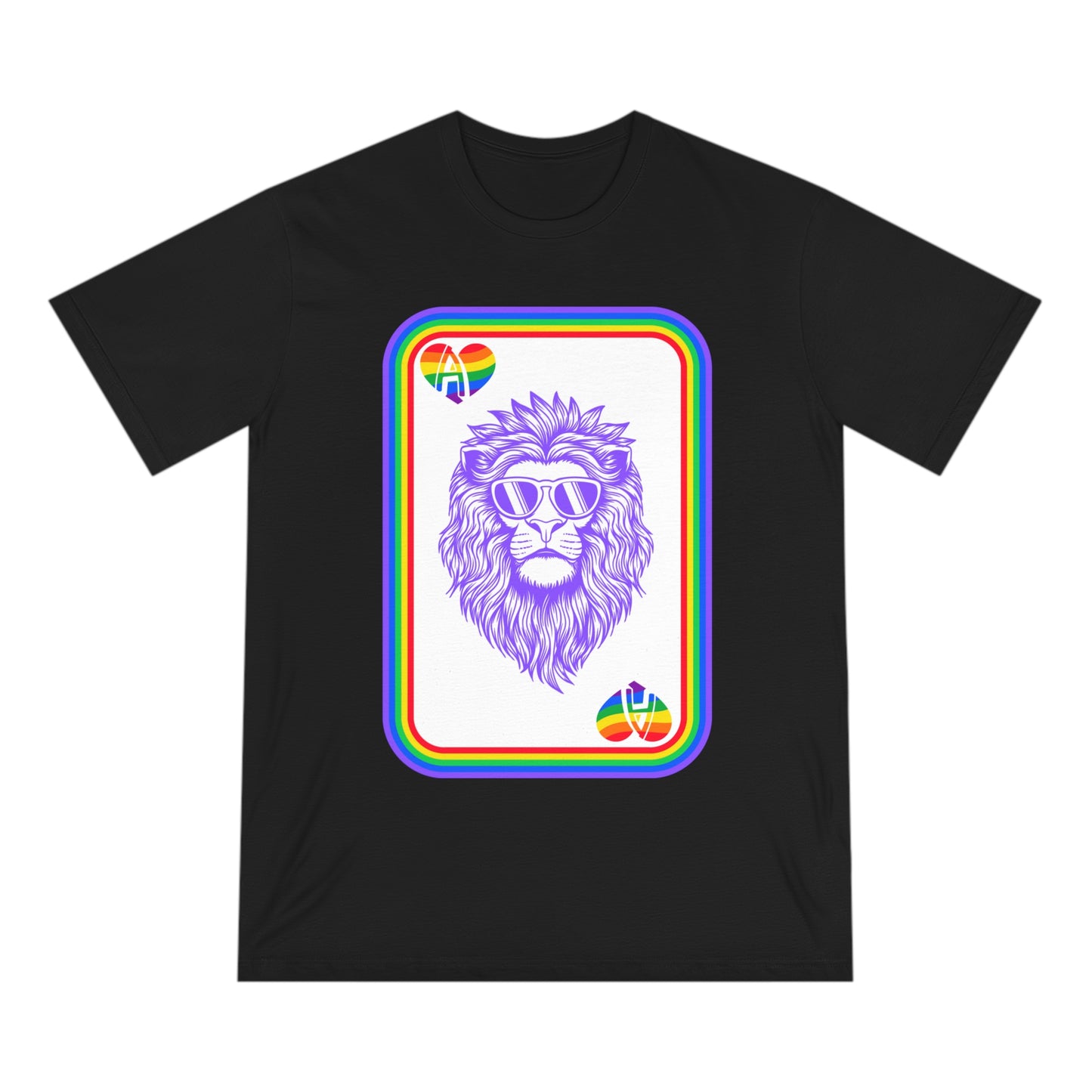 Ace of Rainbows G、オーガニック ステープル T シャツ