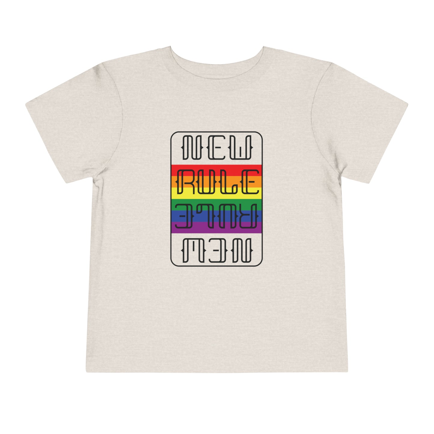 New Rule Rainbow Toddler Short Sleeve Tee
