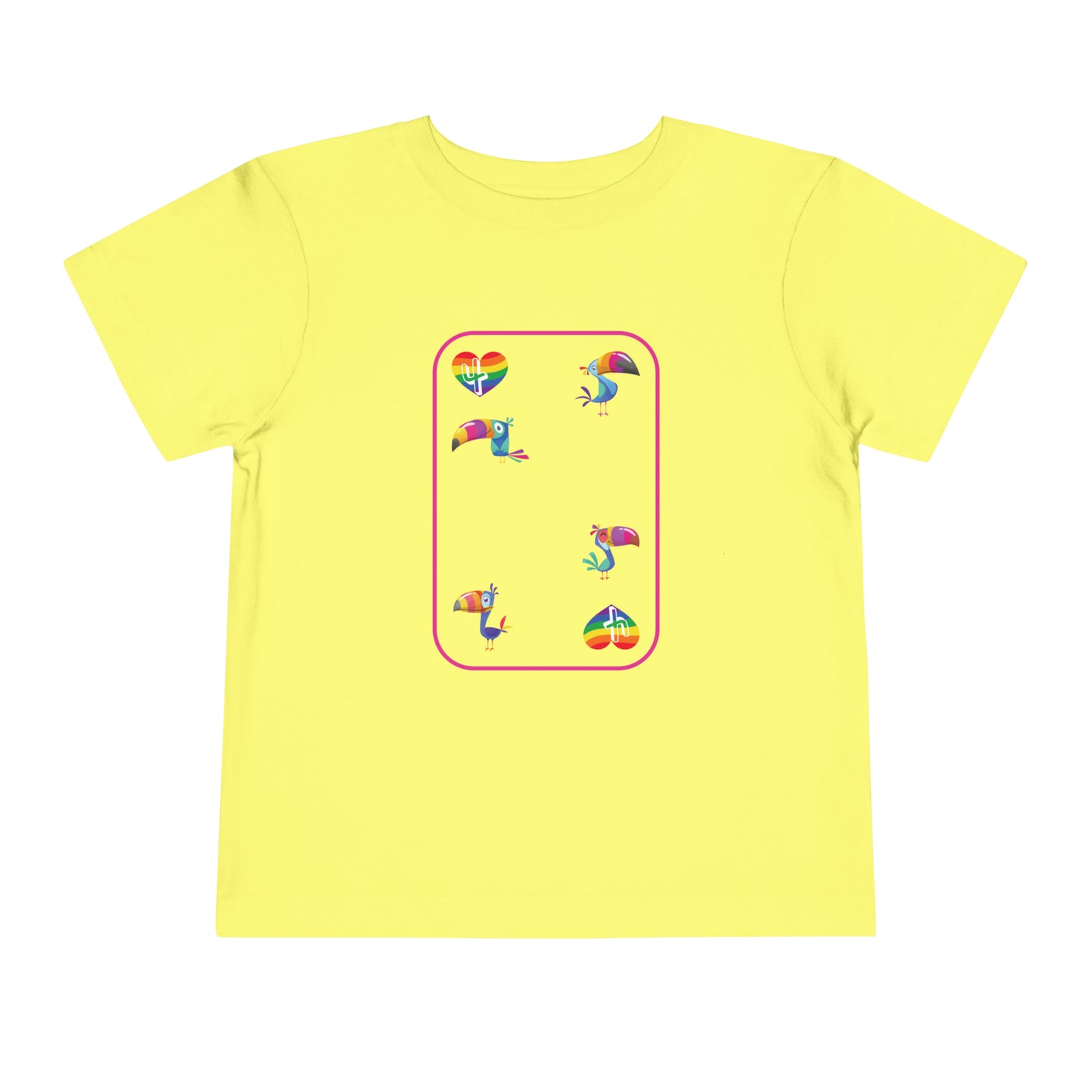 Four of Rainbows Toddler Short Sleeve Tee