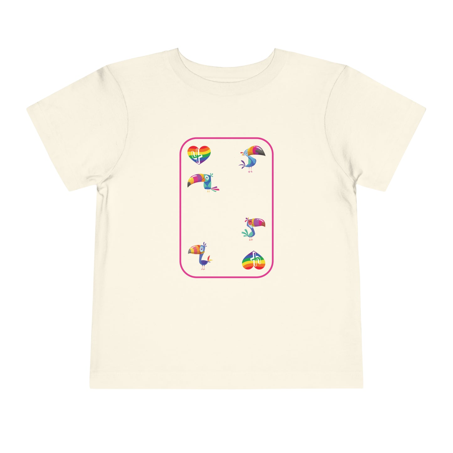 Four of Rainbows Toddler Short Sleeve Tee