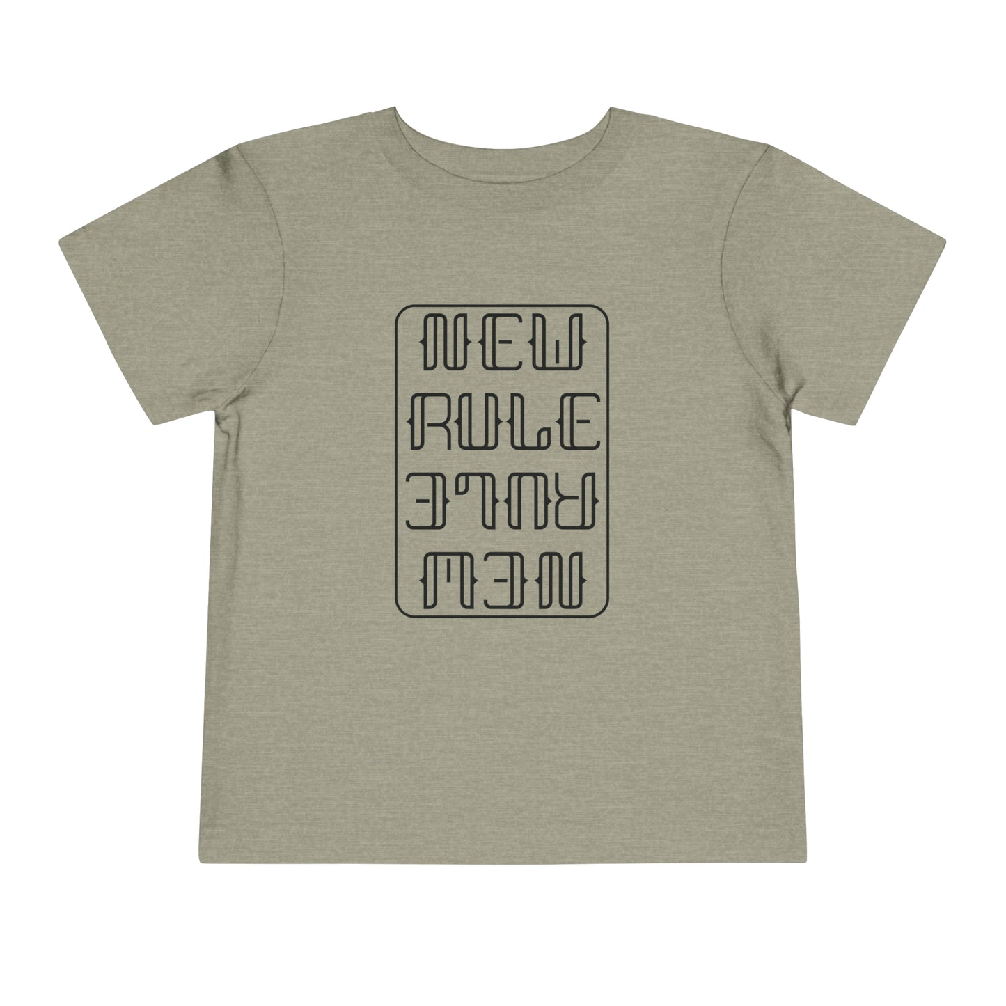 New Rule B&W Toddler Short Sleeve Tee