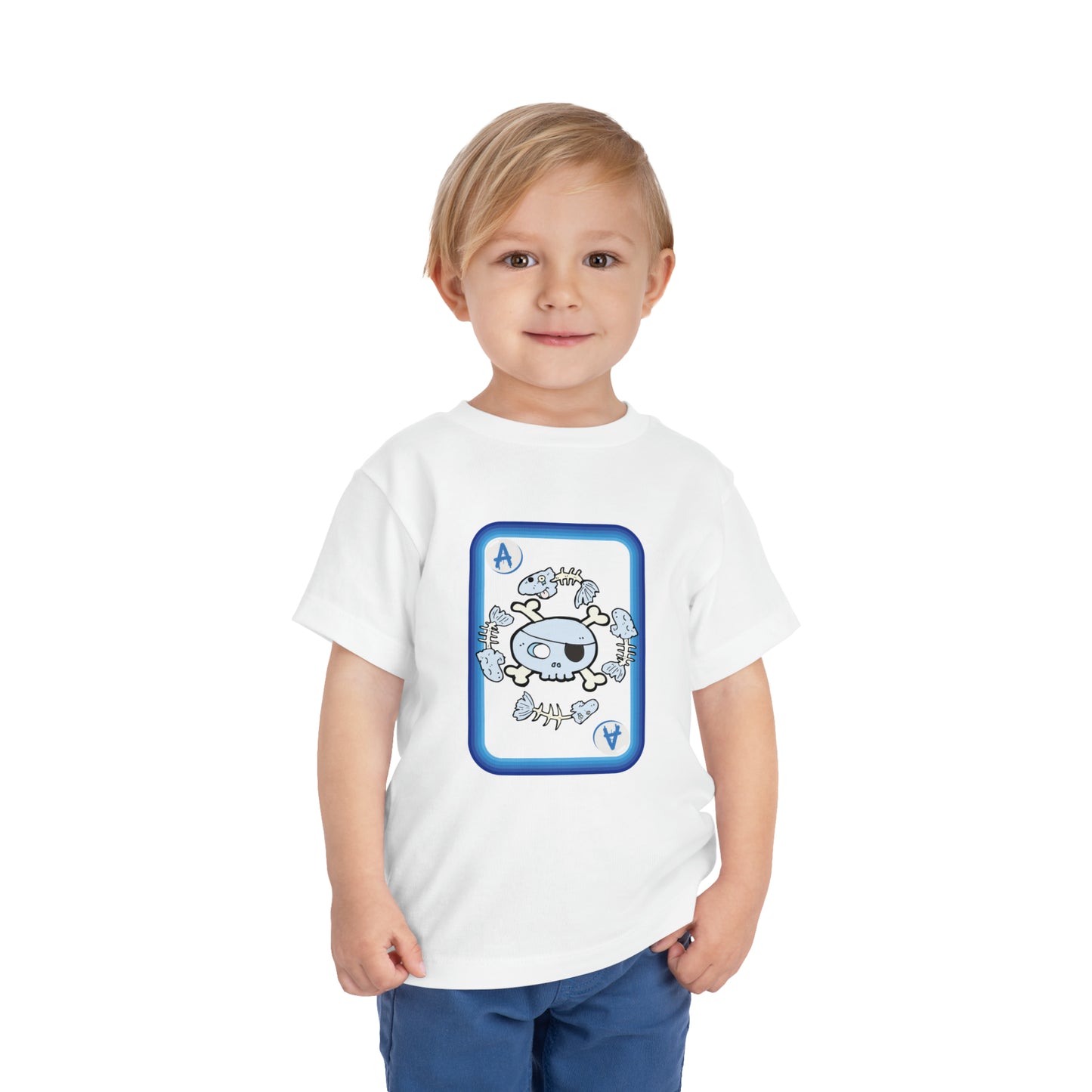 Ace of Fishes Toddler Short Sleeve Tee