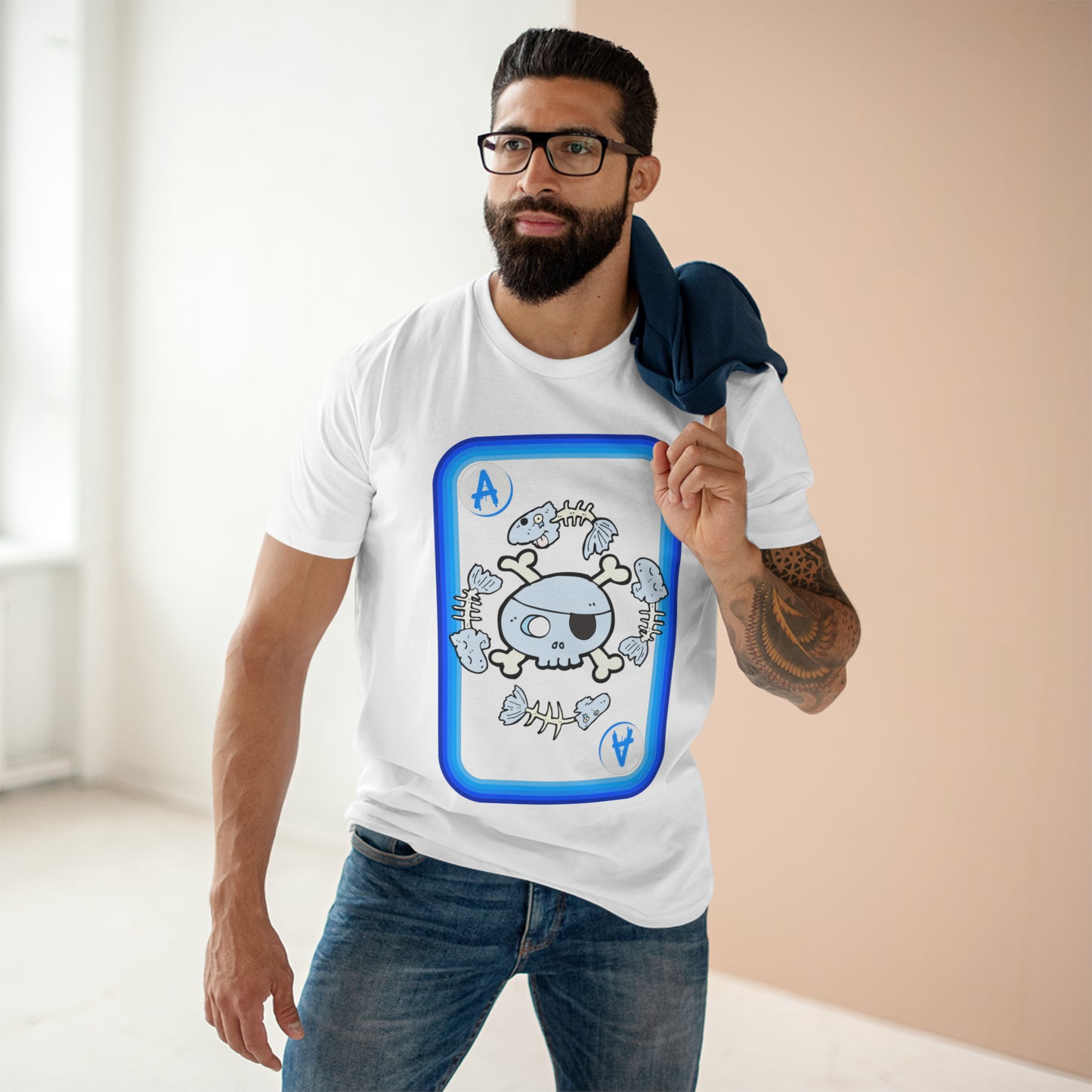 Ace of Fishes、メンズ定番Tシャツ