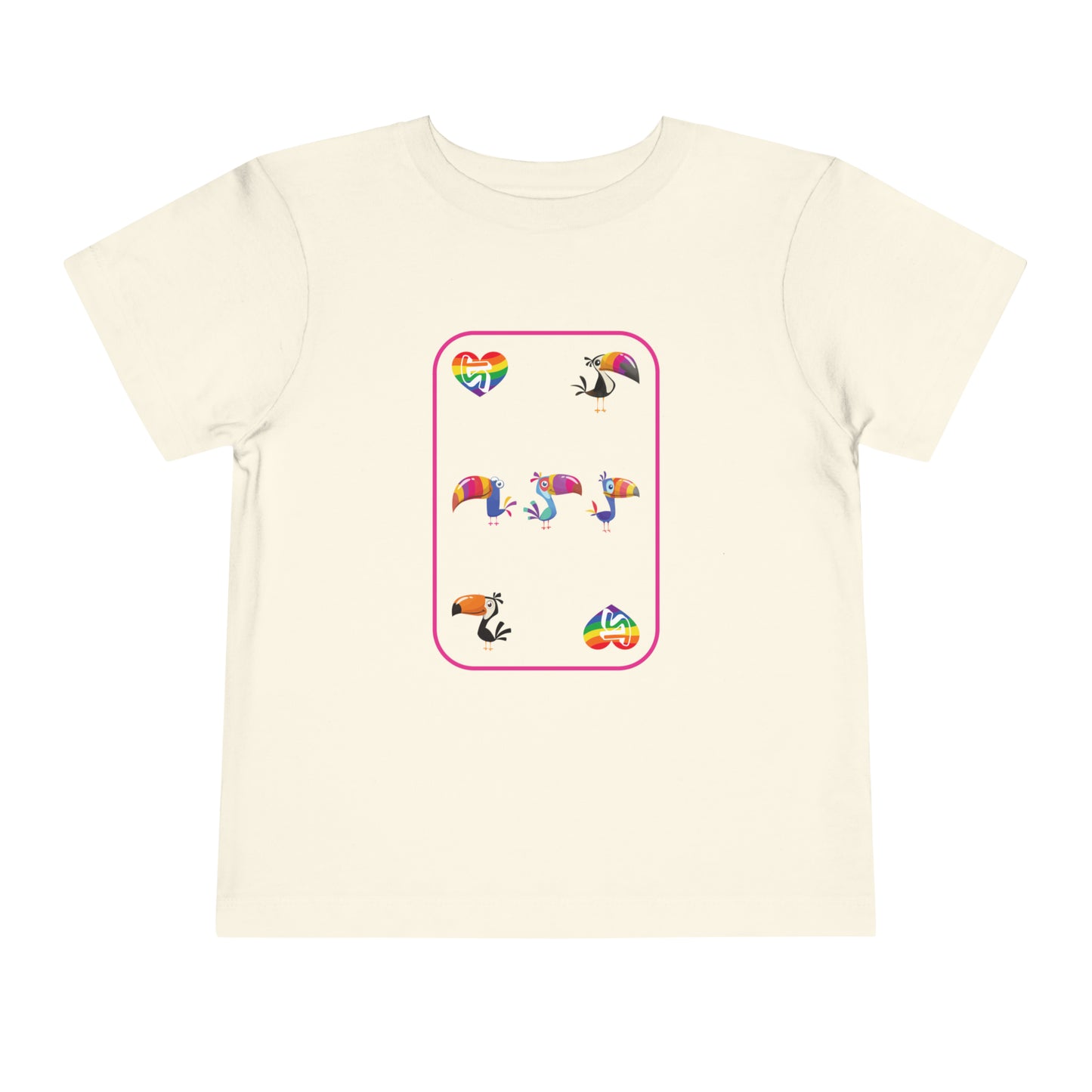 Five of Rainbows Toddler Short Sleeve Tee