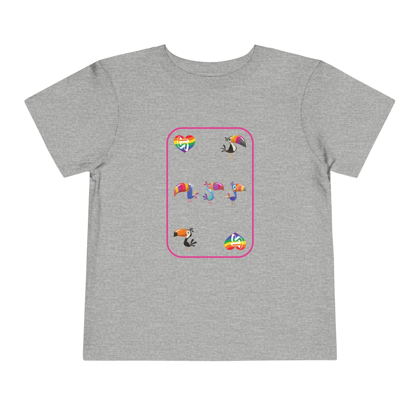 Five of Rainbows Toddler Short Sleeve Tee