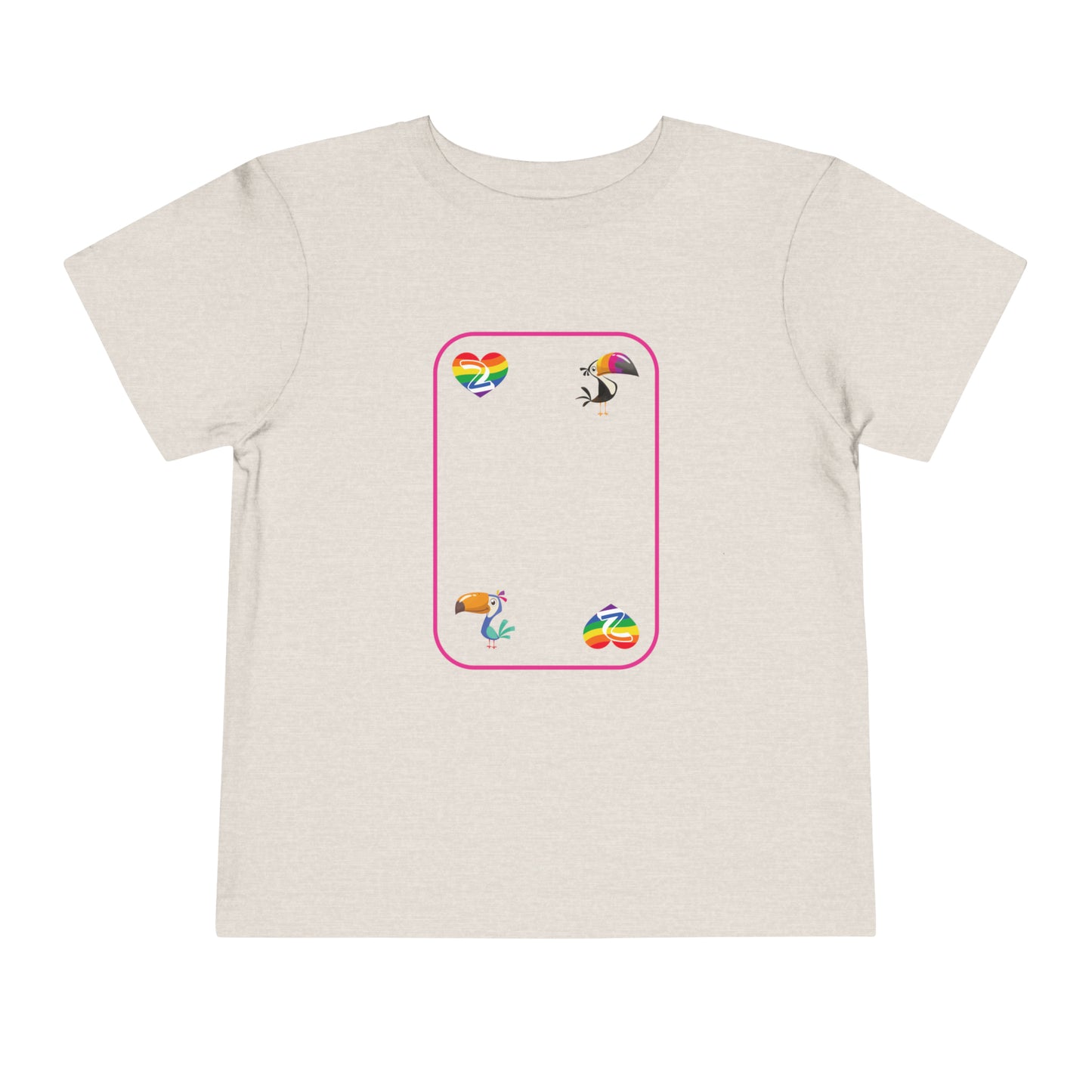 Two of Rainbows Toddler Short Sleeve Tee
