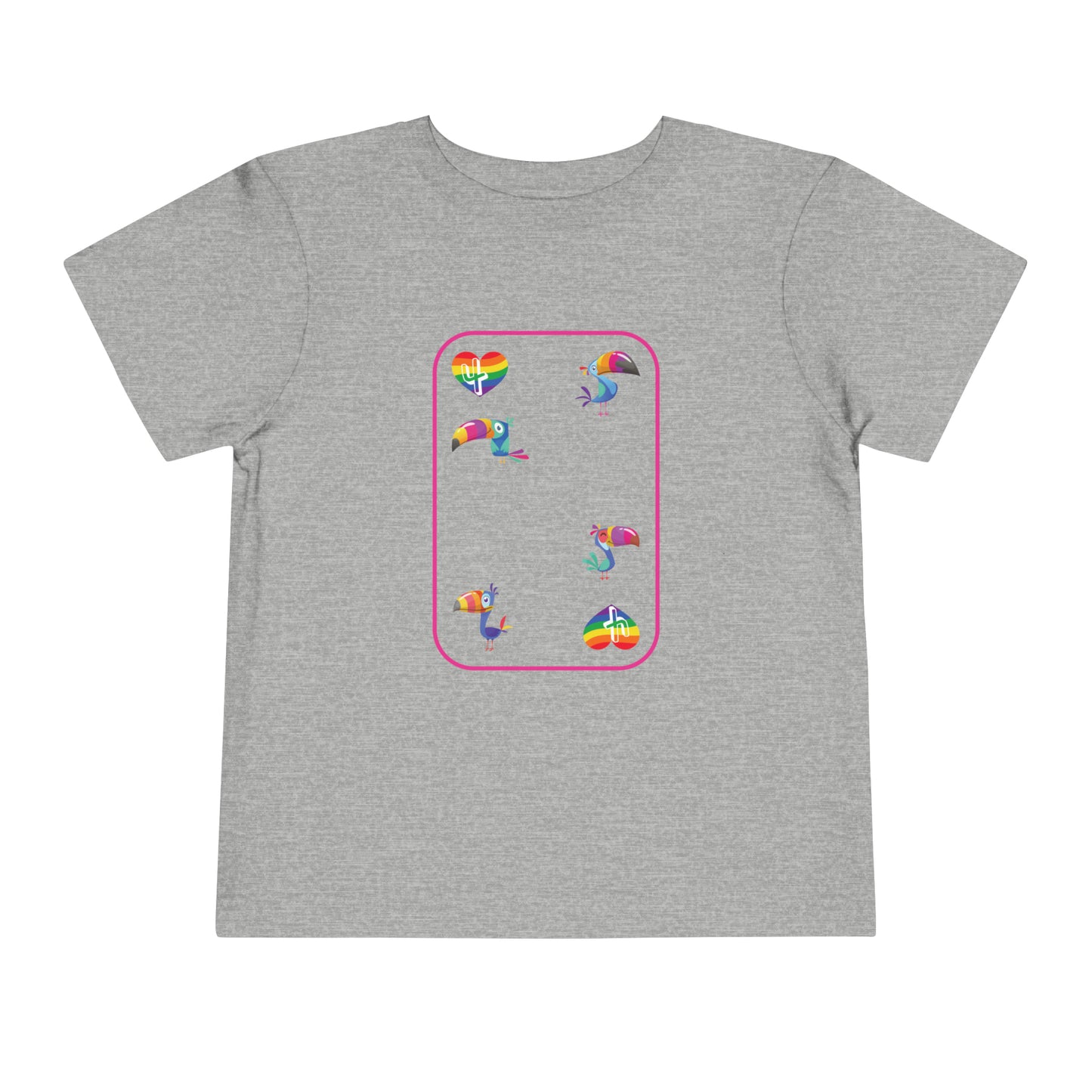 Four of Rainbows Toddler Short Sleeve Tee