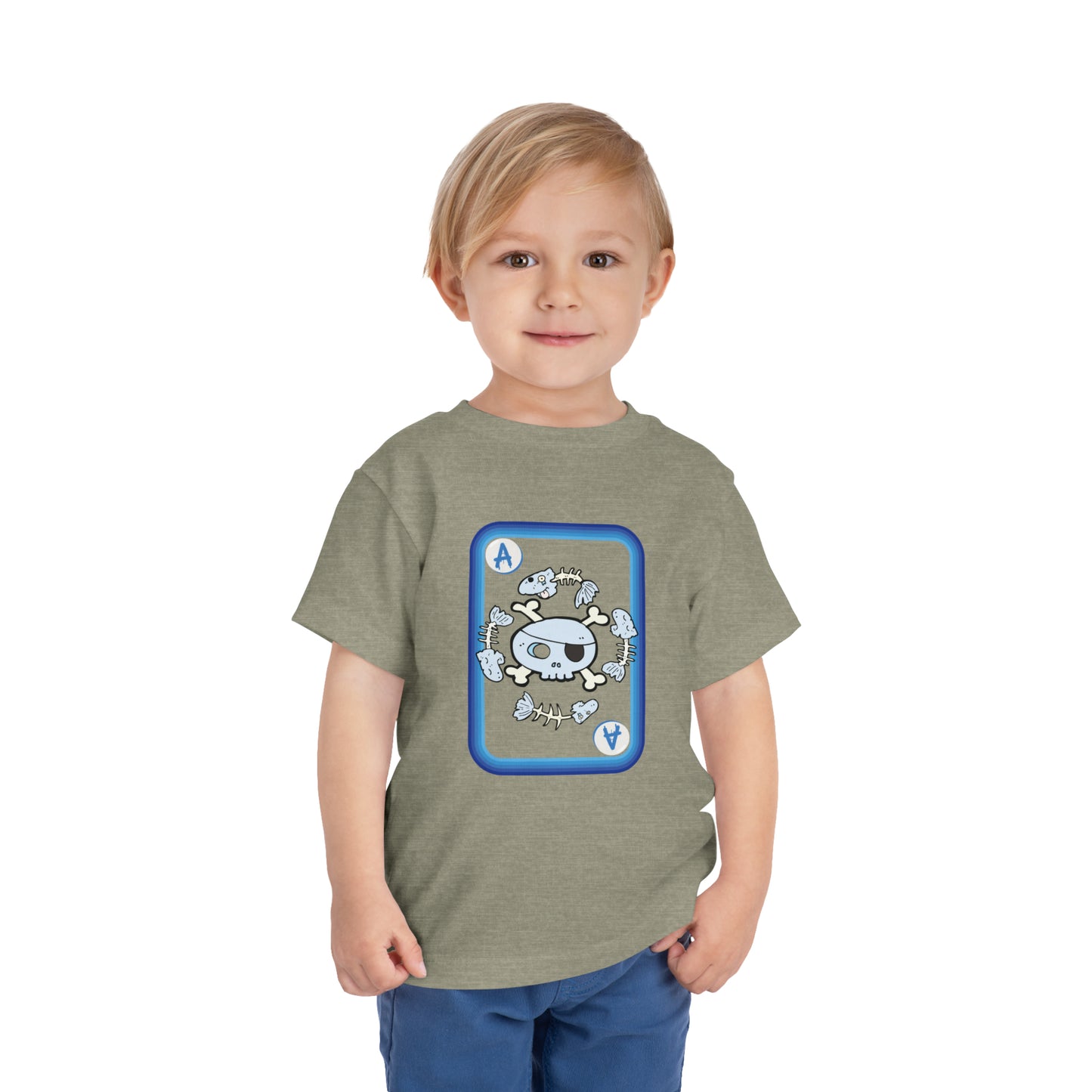 Ace of Fishes Toddler Short Sleeve Tee