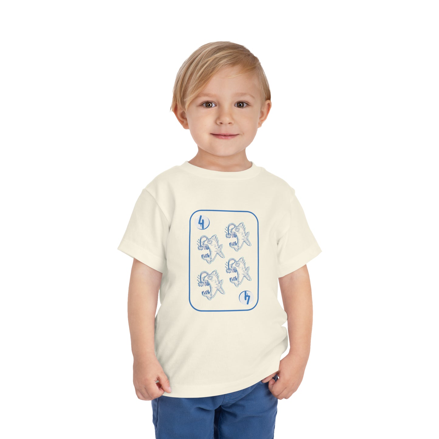 Four of Fishes Toddler Short Sleeve Tee