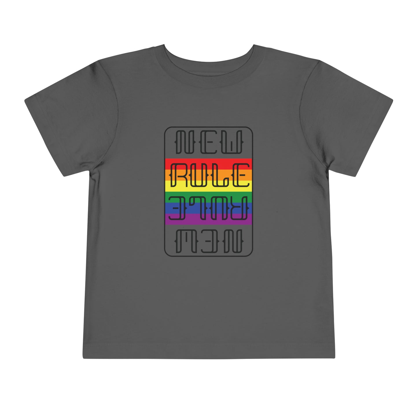 New Rule Rainbow Toddler Short Sleeve Tee