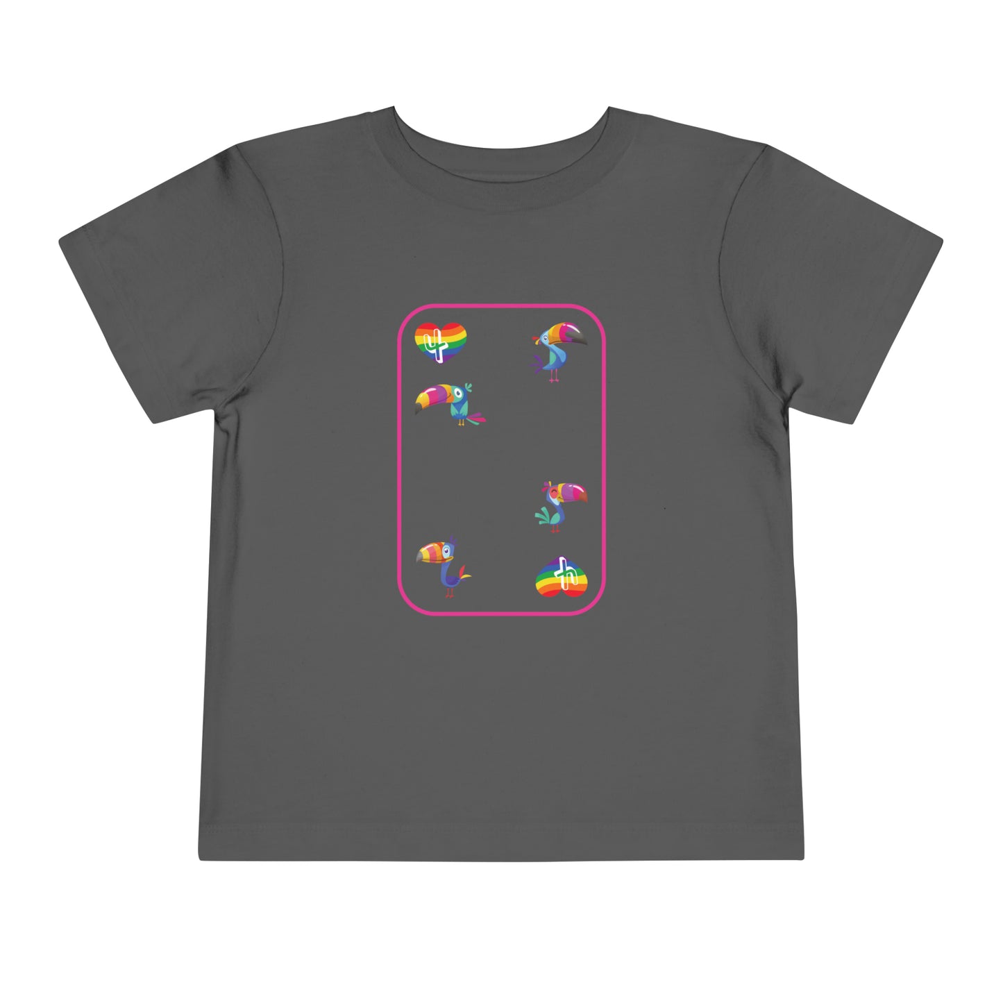 Four of Rainbows Toddler Short Sleeve Tee