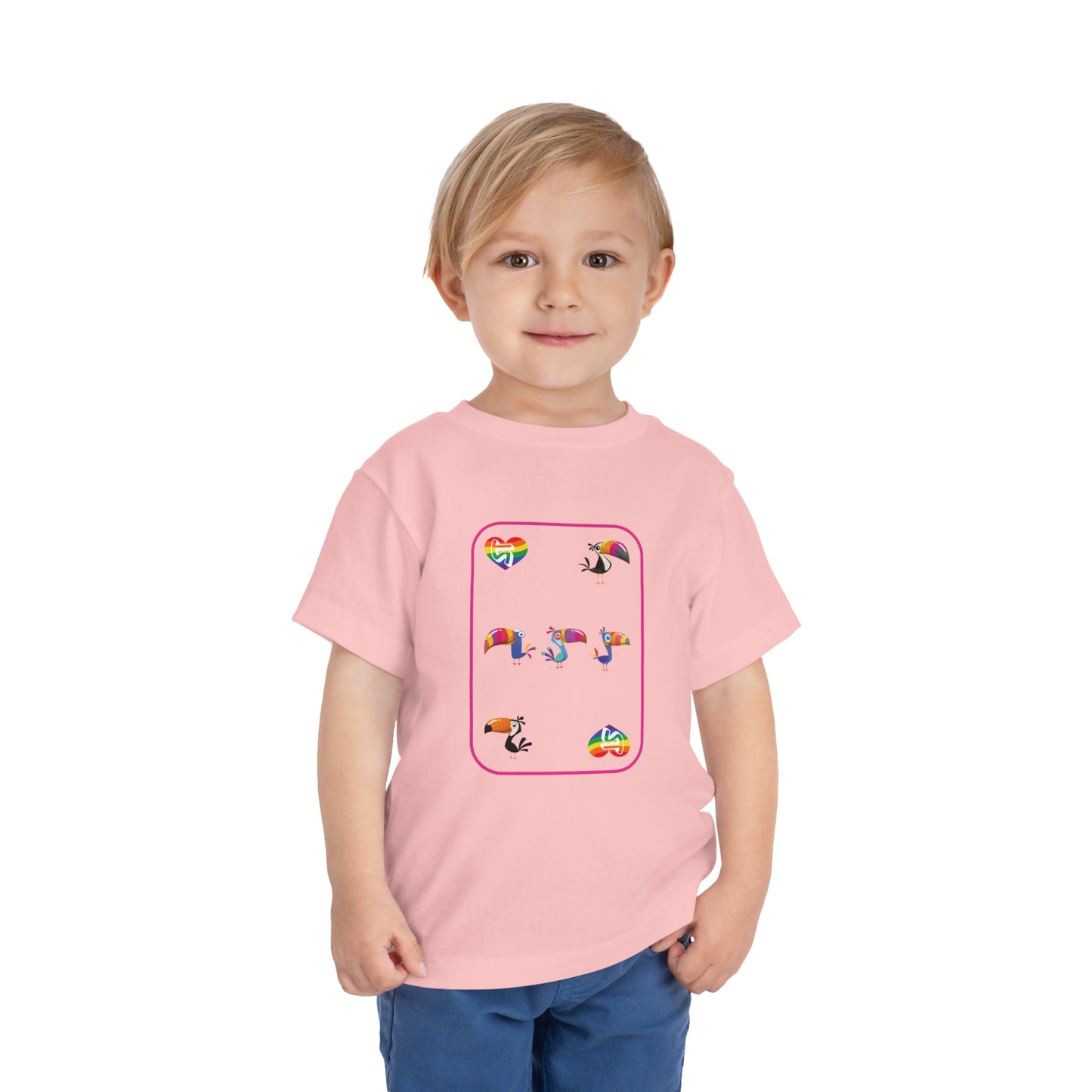 Five of Rainbows Toddler Short Sleeve Tee