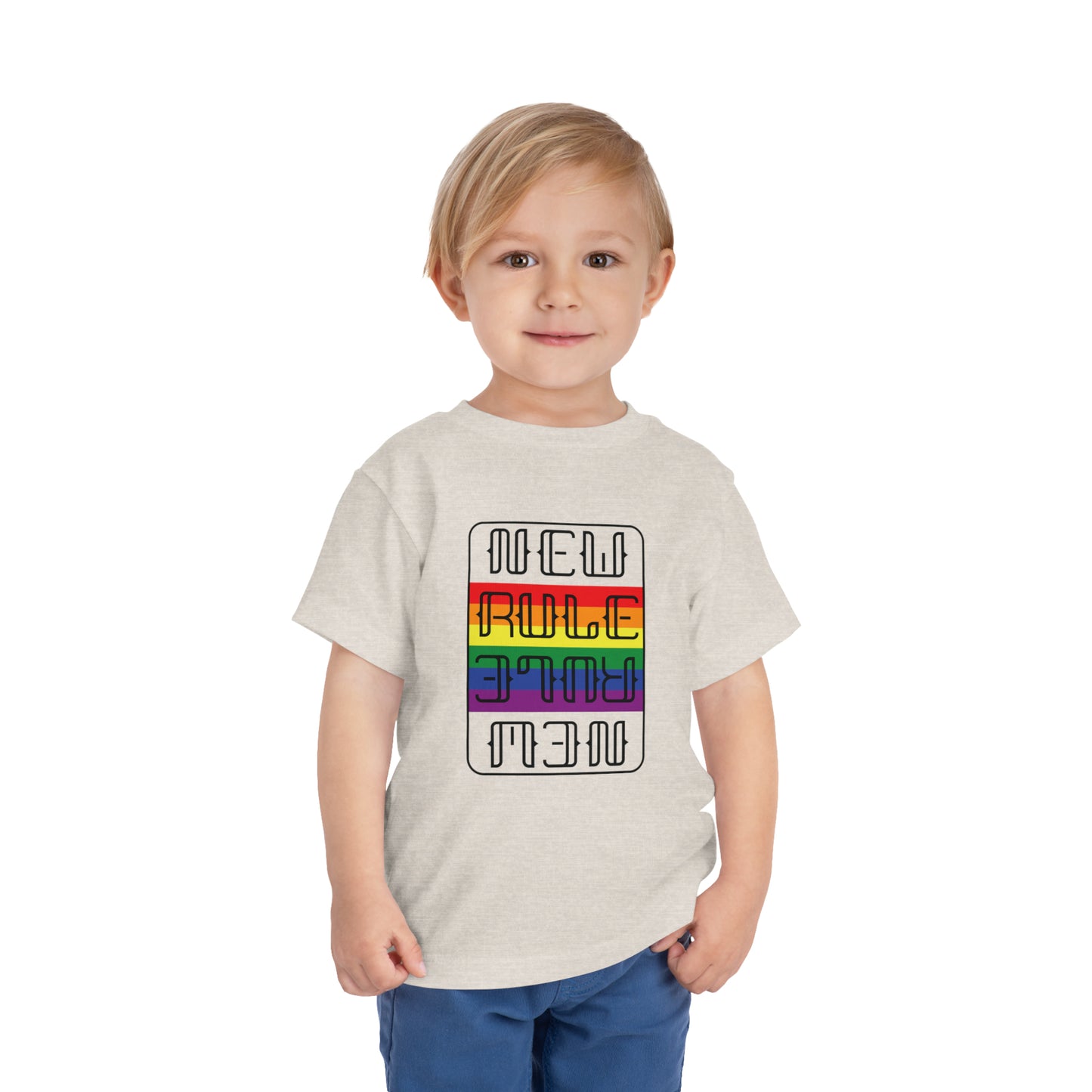 New Rule Rainbow Toddler Short Sleeve Tee