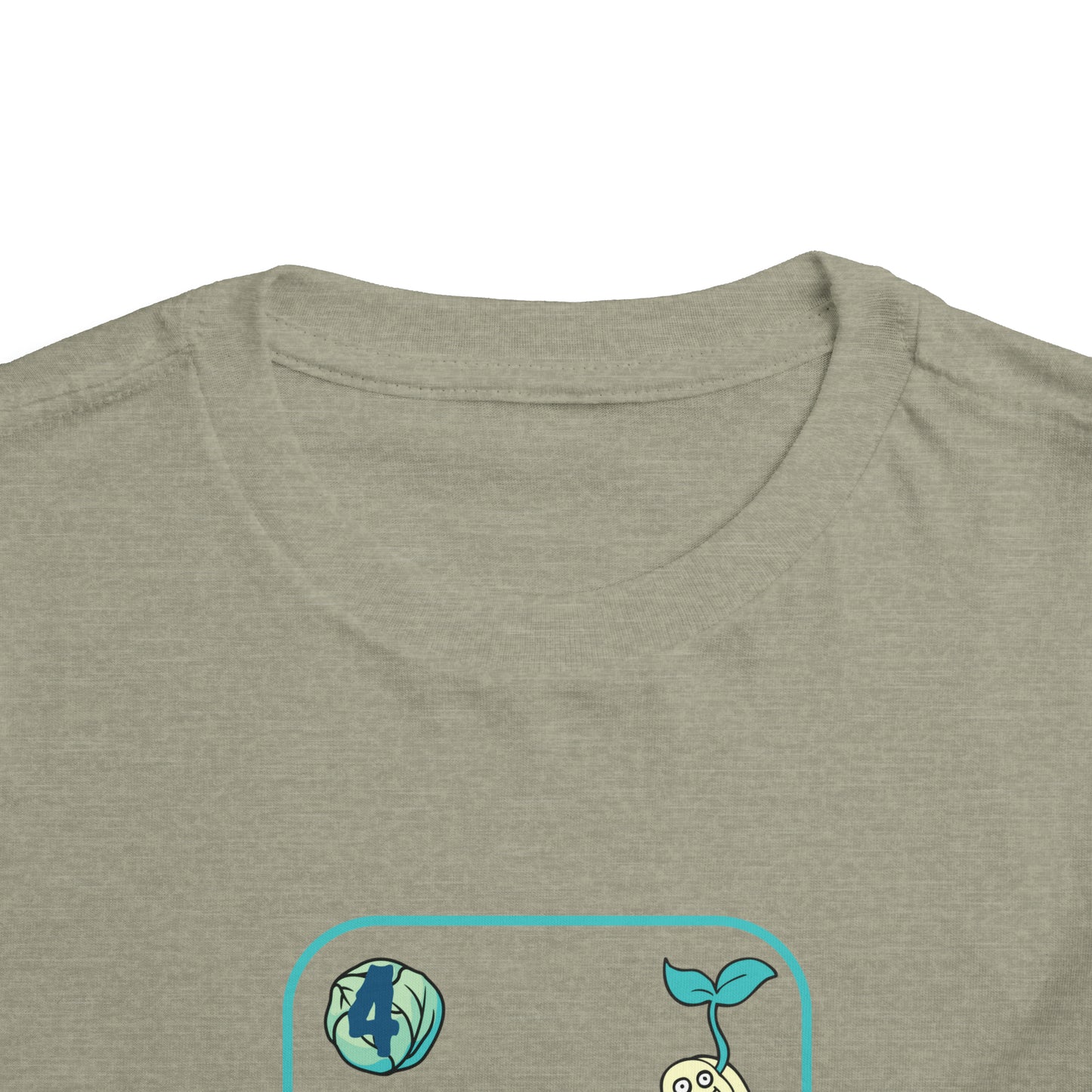 Four of Cabbages Toddler Short Sleeve Tee