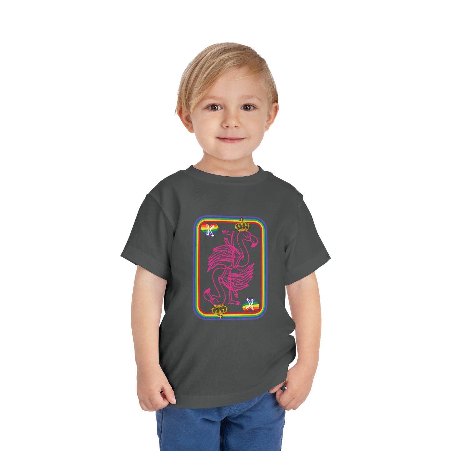 King of Rainbows Toddler Short Sleeve Tee