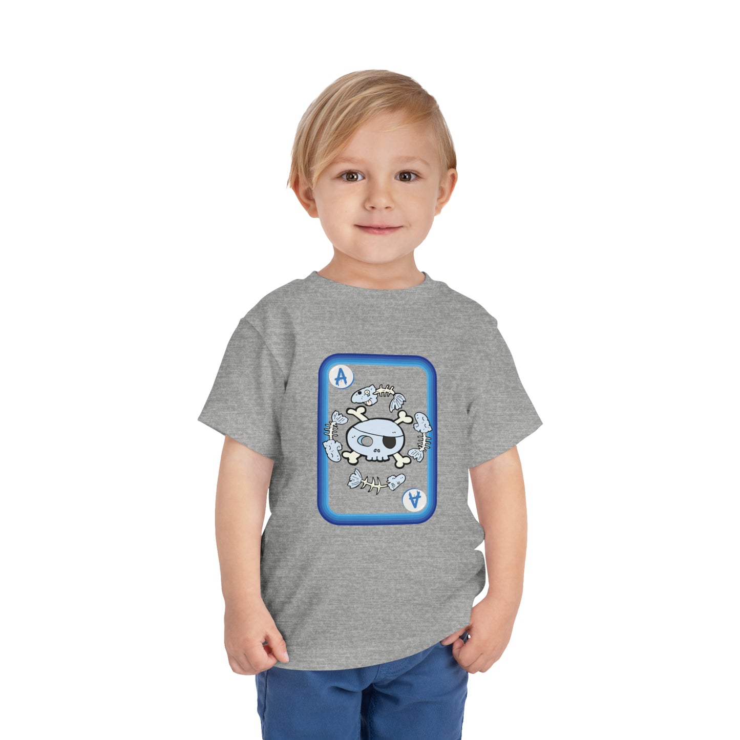 Ace of Fishes Toddler Short Sleeve Tee