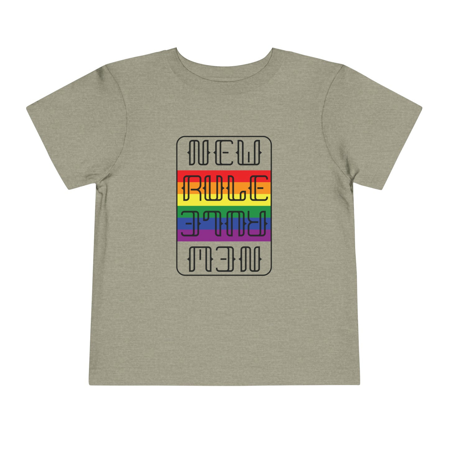New Rule Rainbow Toddler Short Sleeve Tee